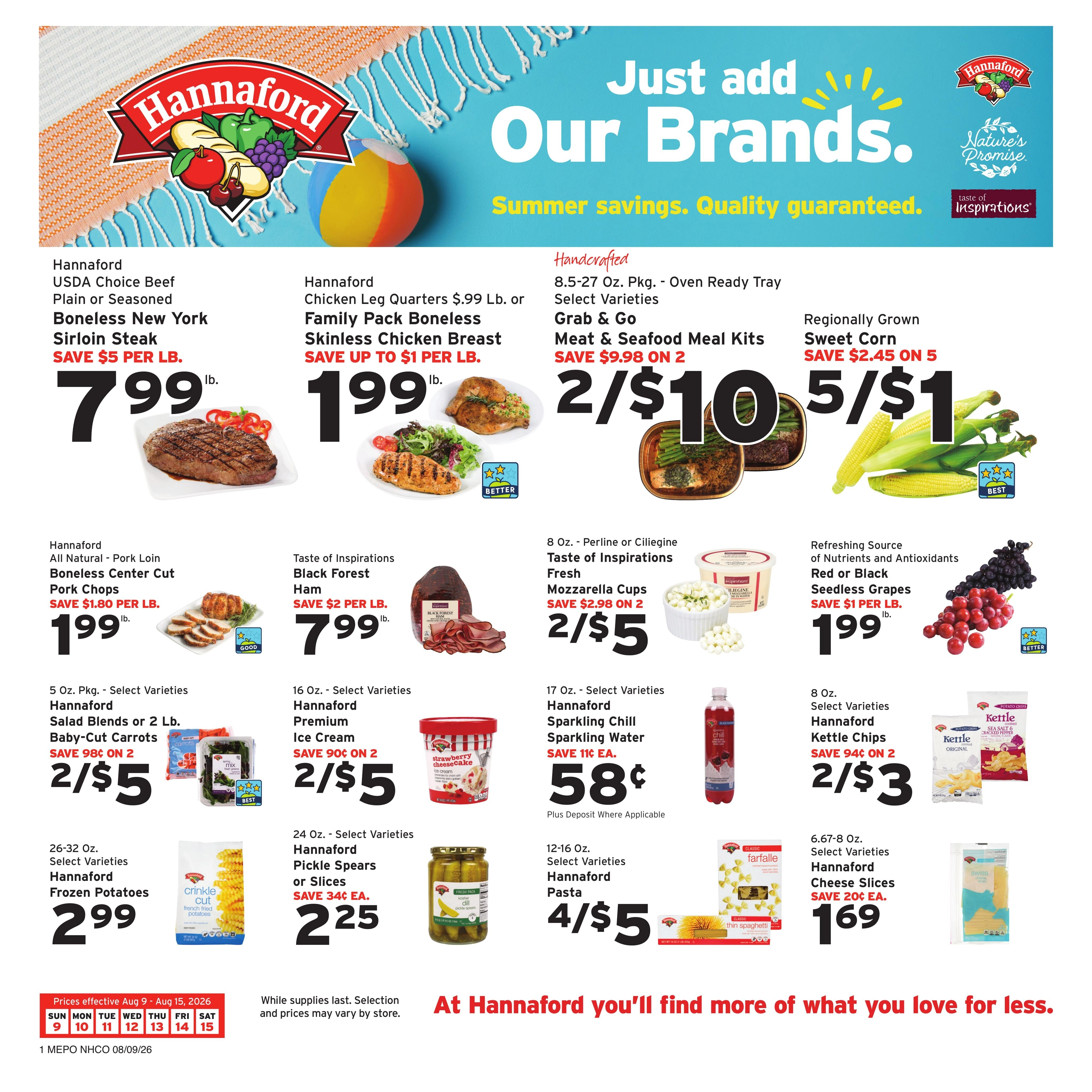 Hannaford flyer page 3