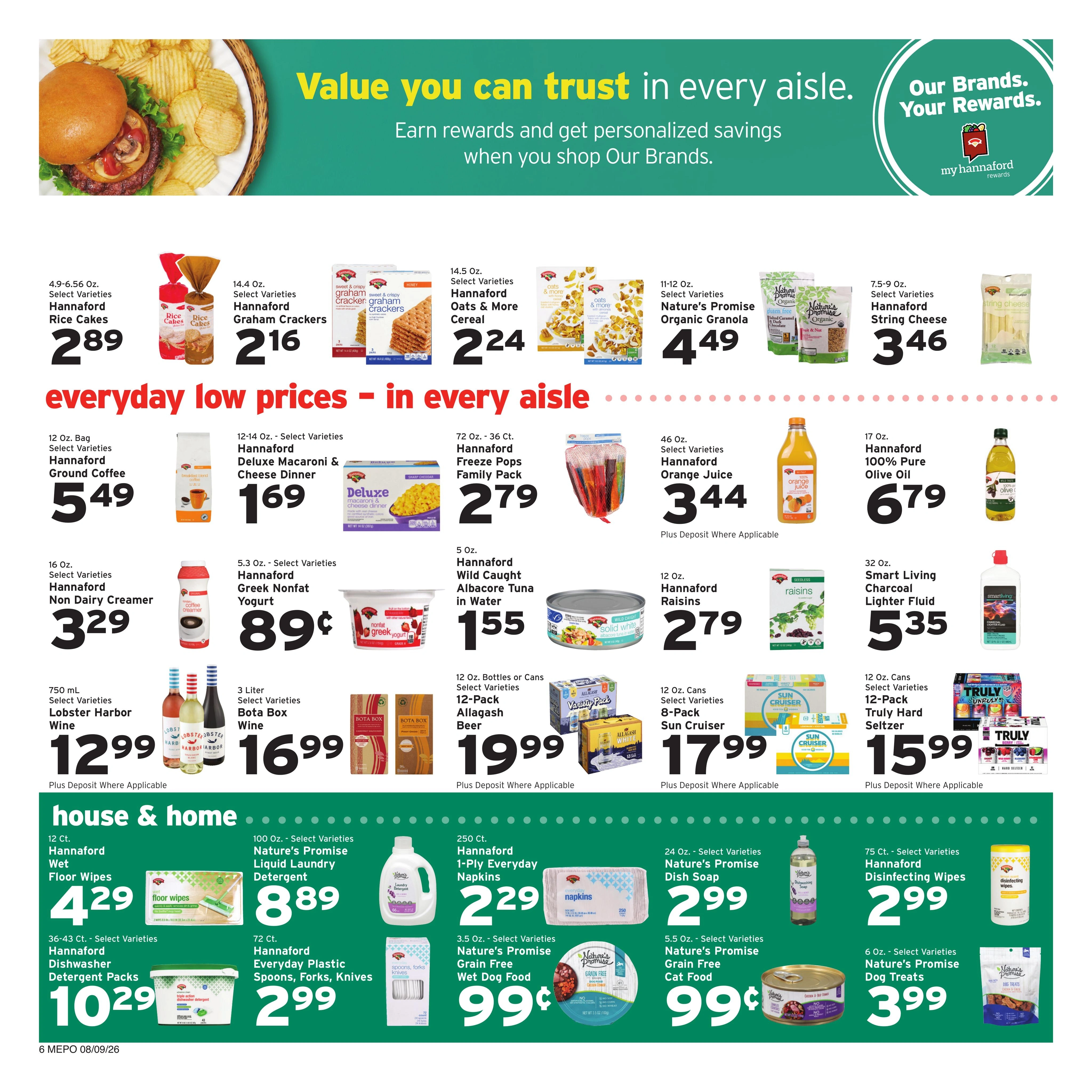 Hannaford flyer page 10
