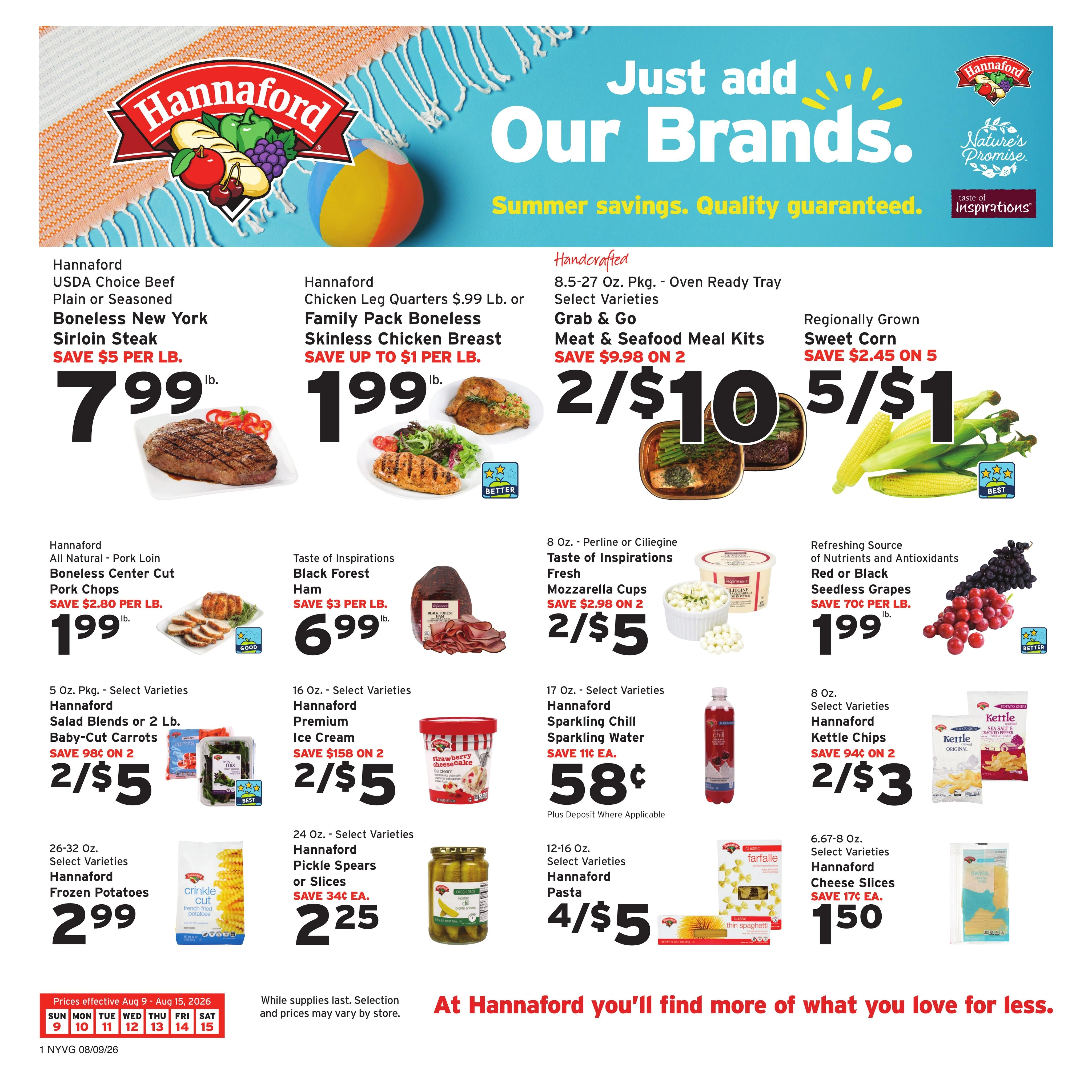 Hannaford flyer page 3