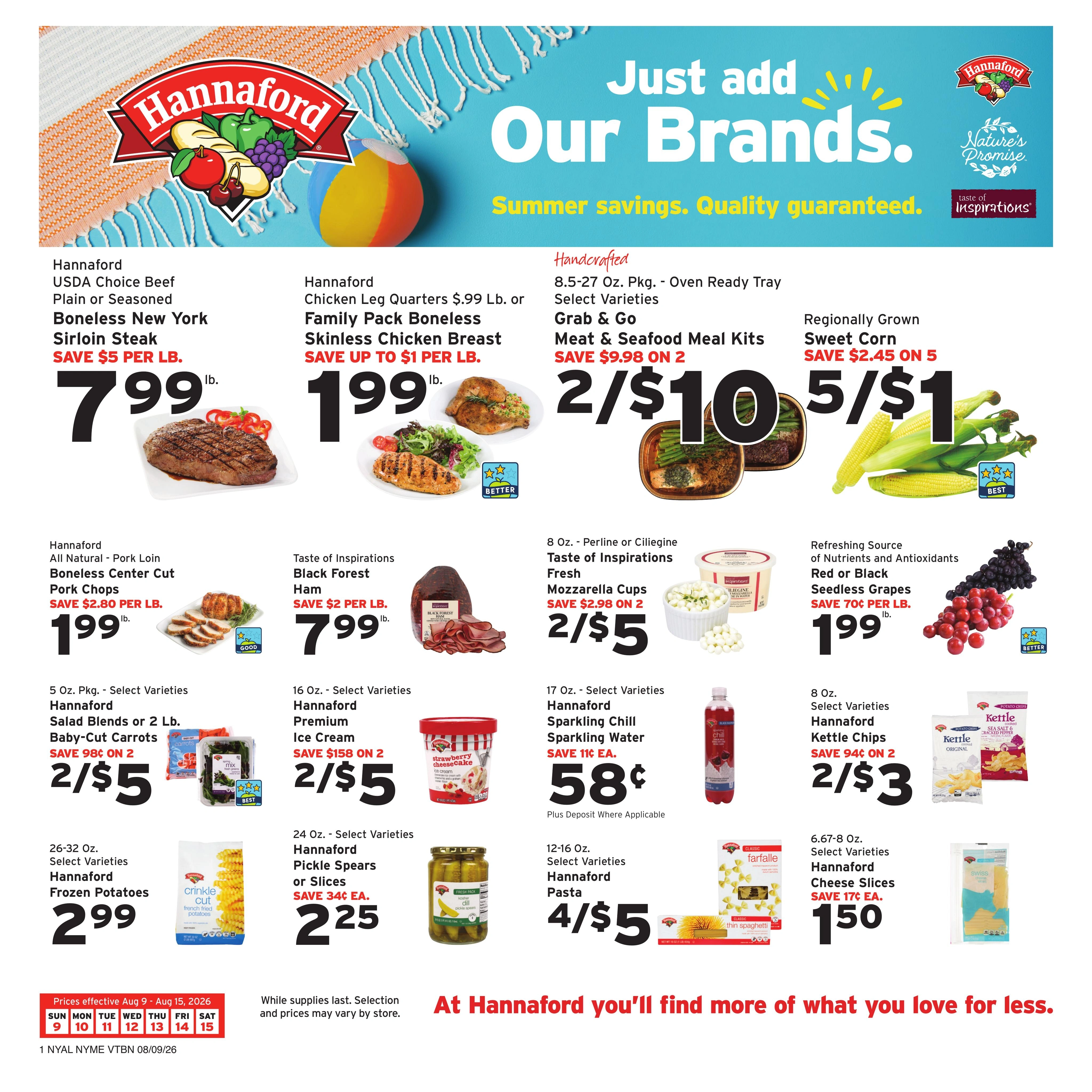 Hannaford flyer page 3