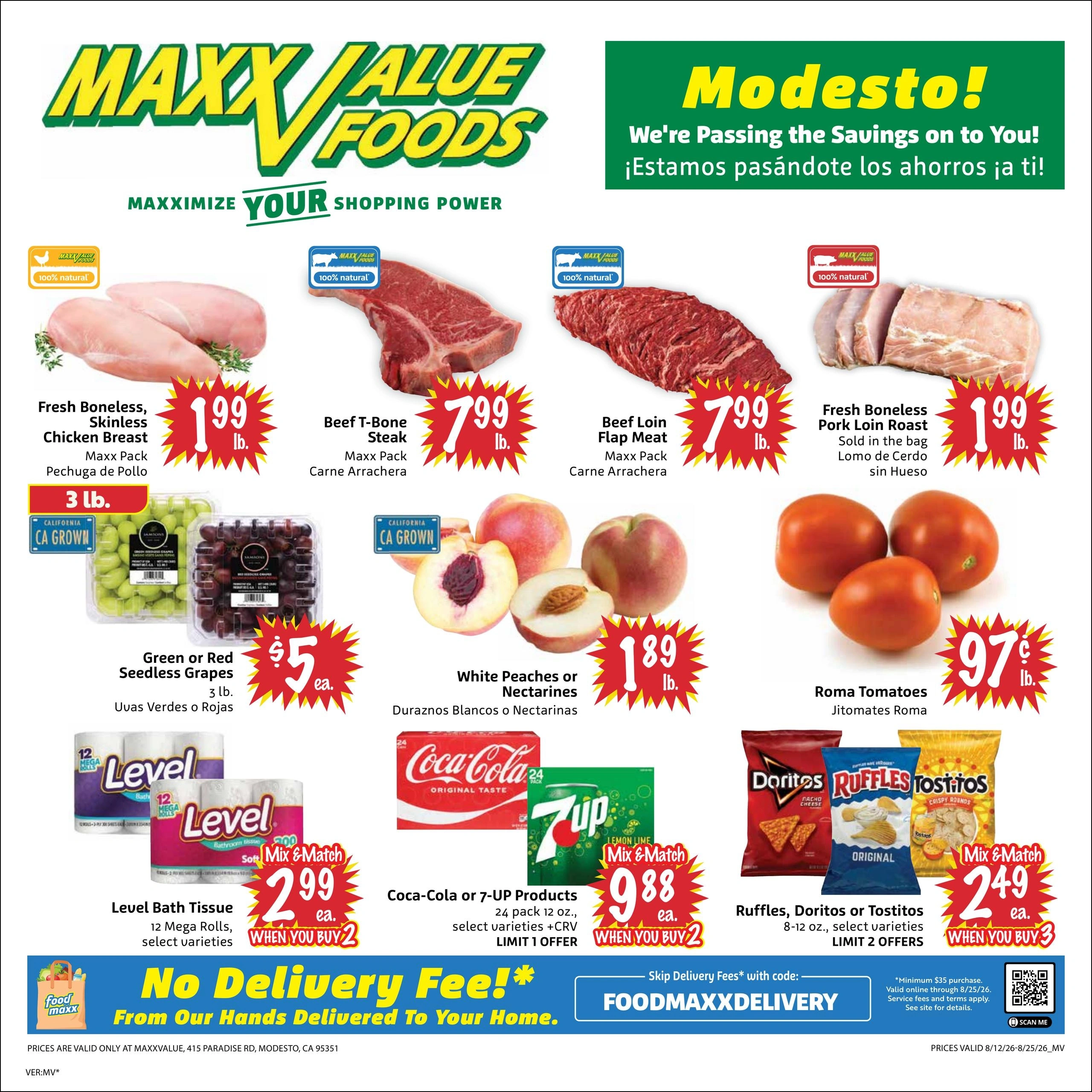 FoodMaxx flyer page 1