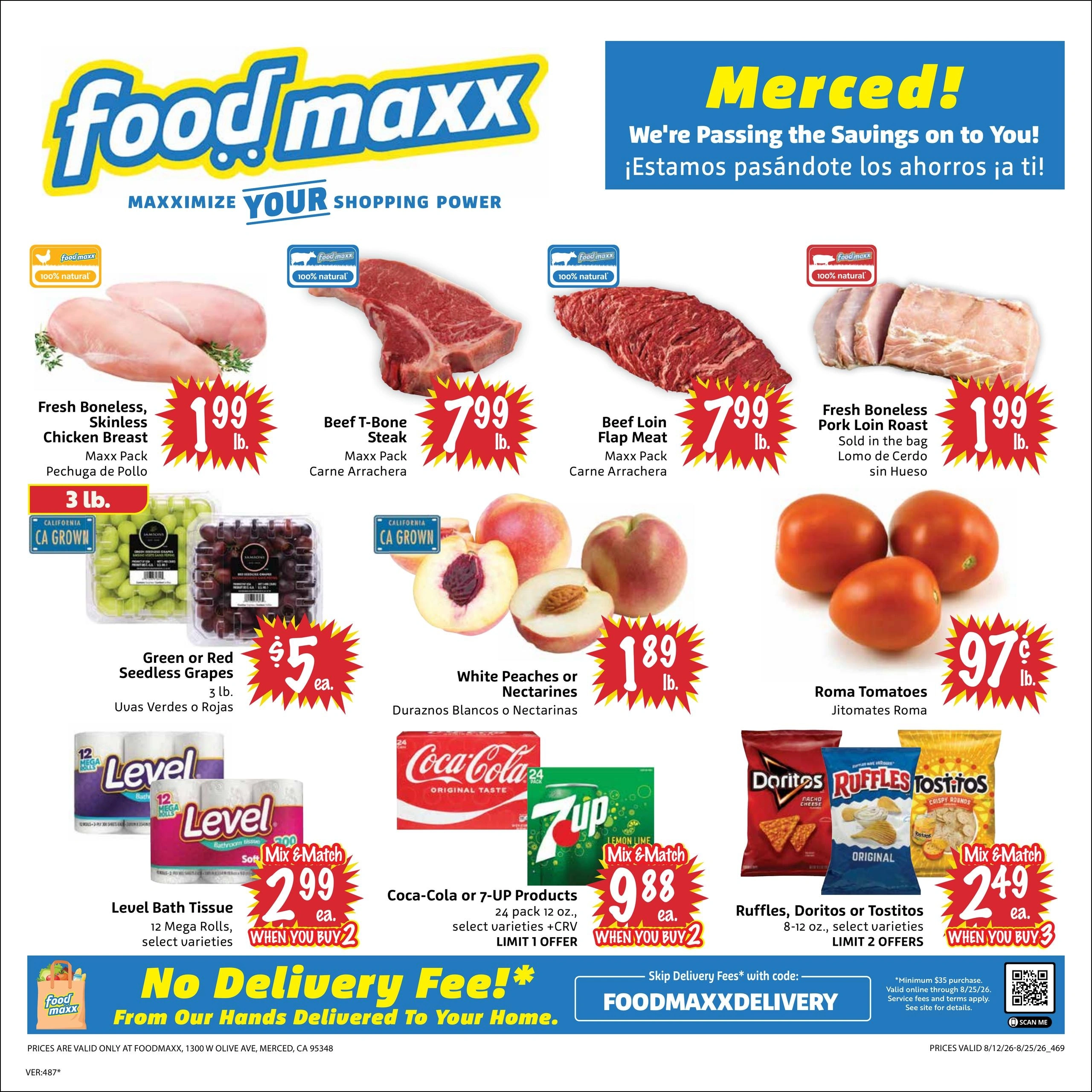 FoodMaxx flyer page 1