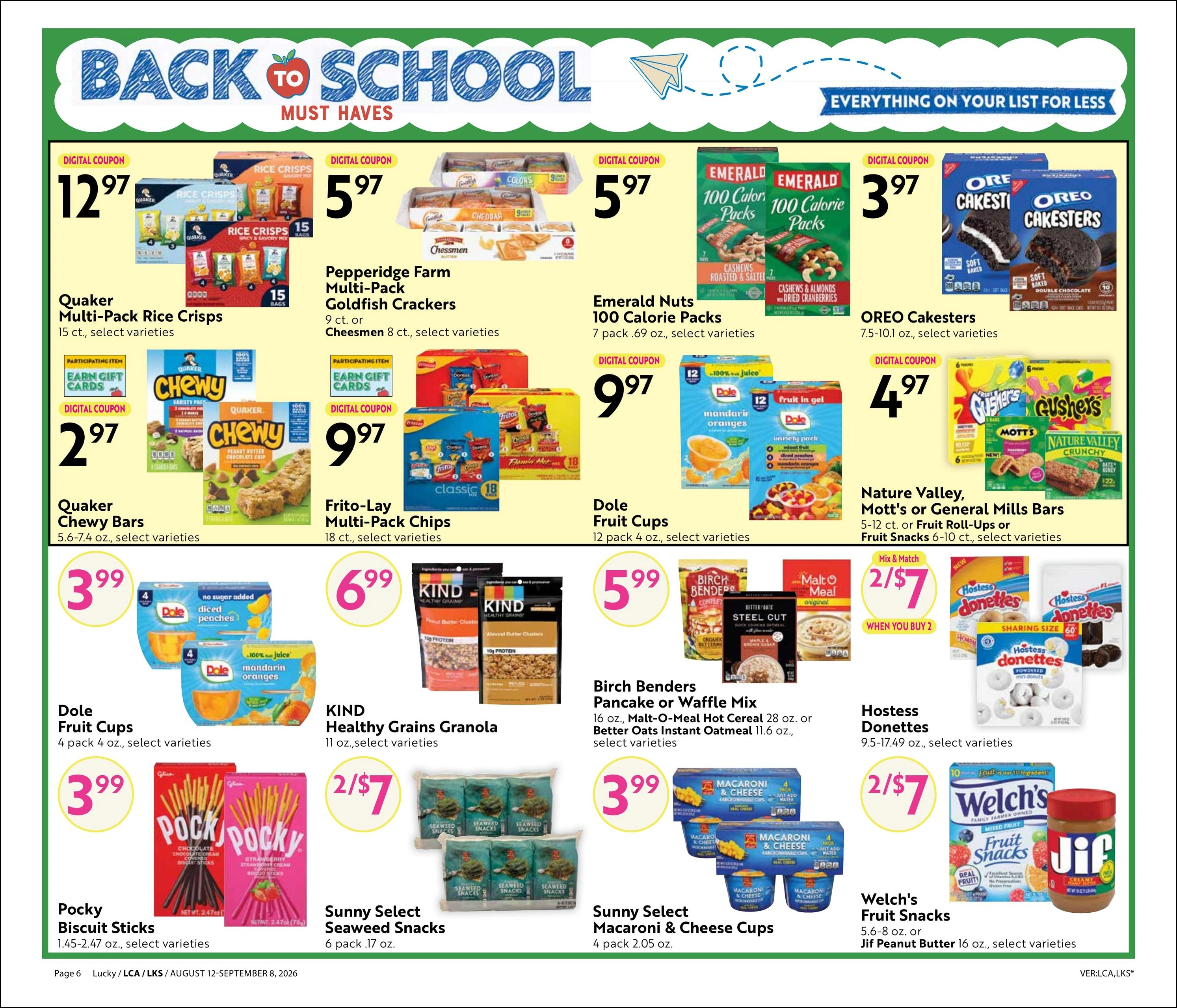 Lucky Supermarkets flyer page 6