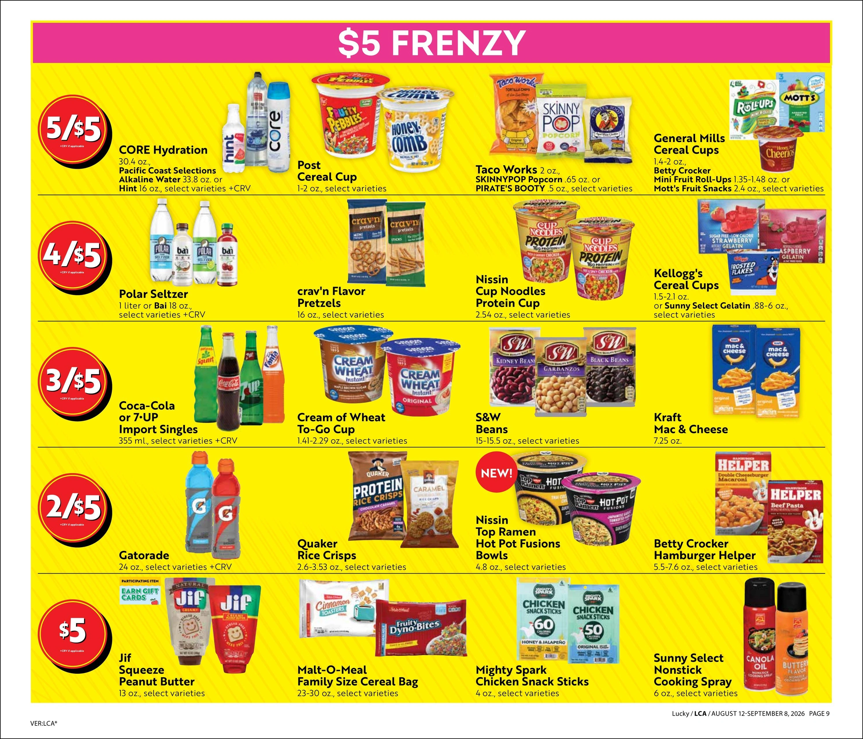 Lucky Supermarkets flyer page 9