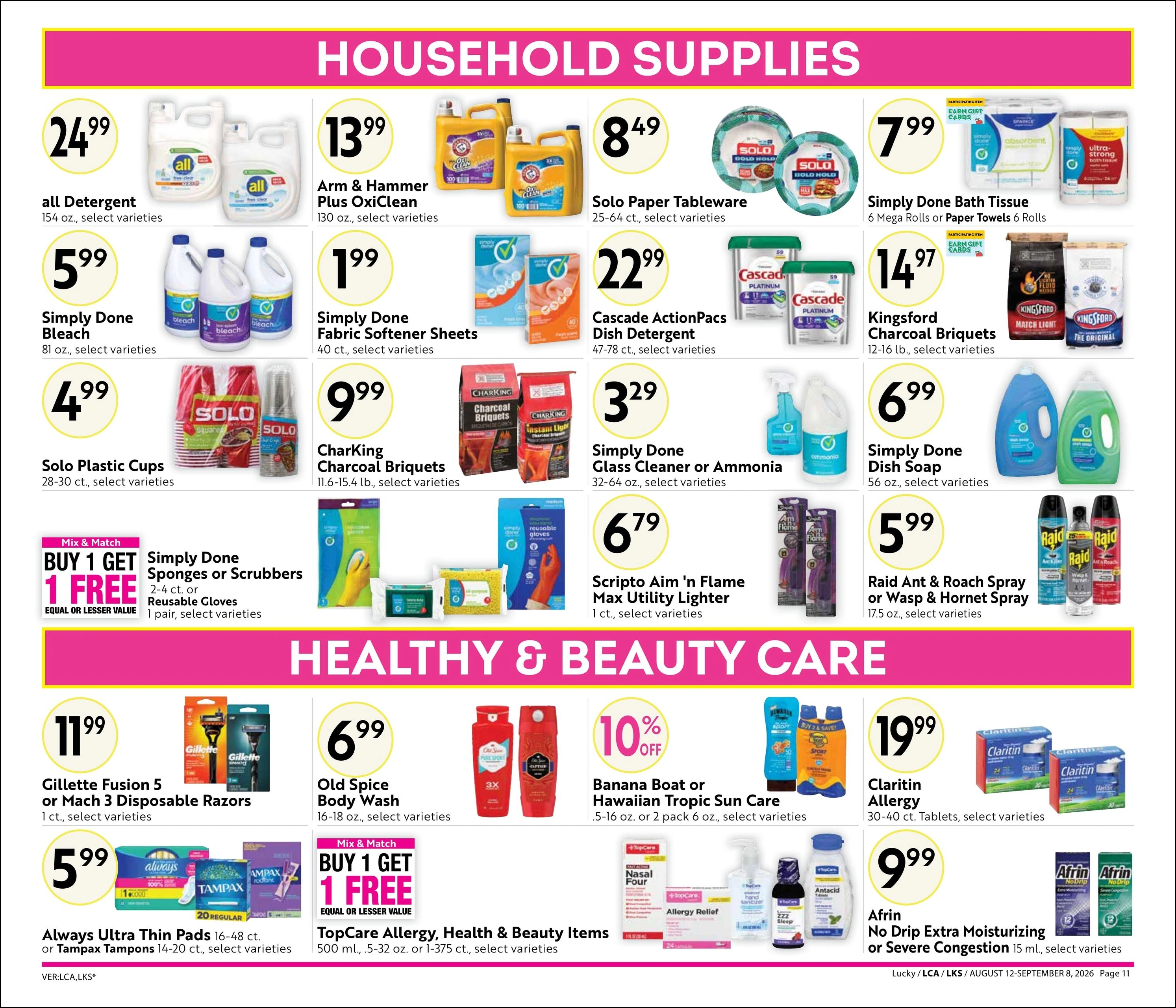Lucky Supermarkets flyer page 11