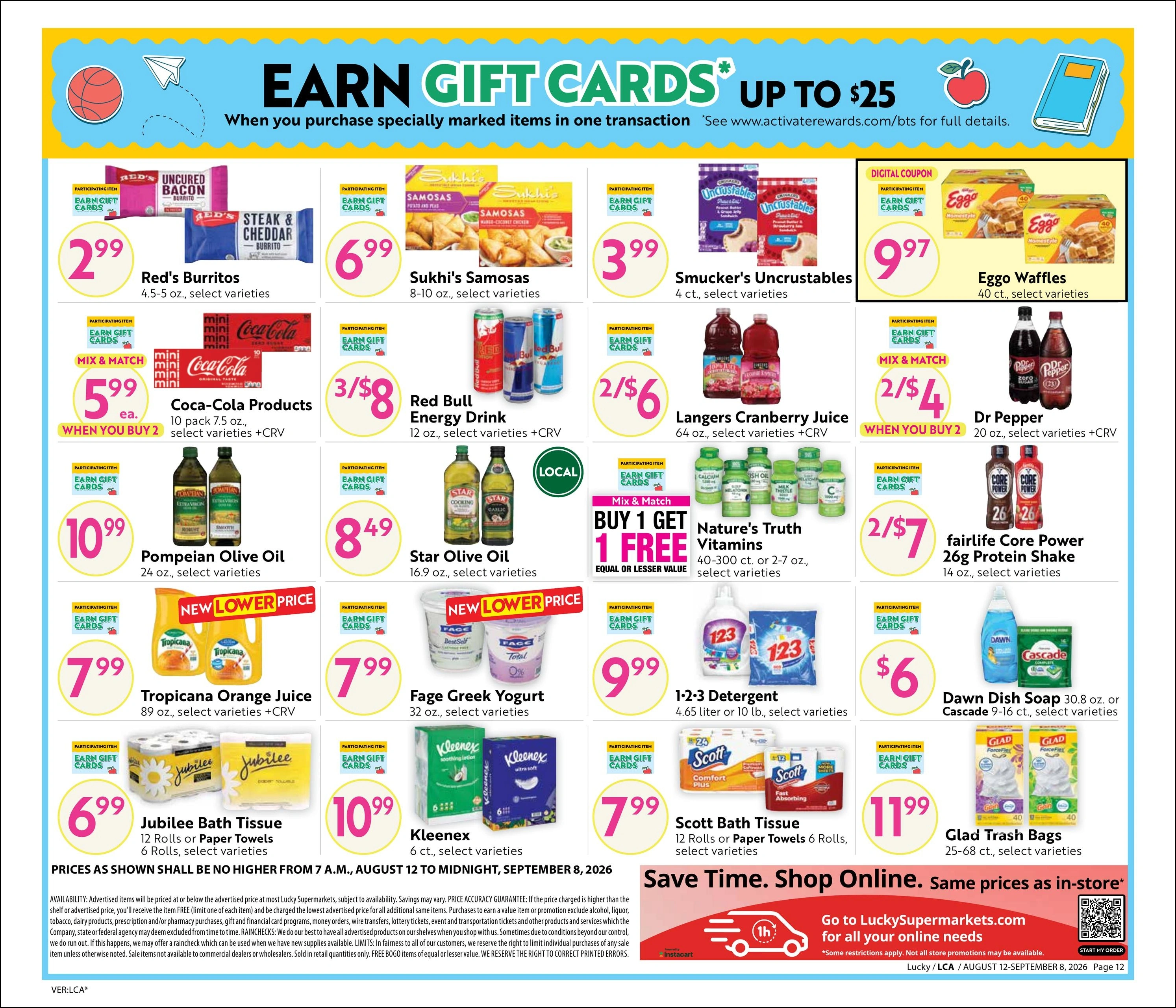 Lucky Supermarkets flyer page 12