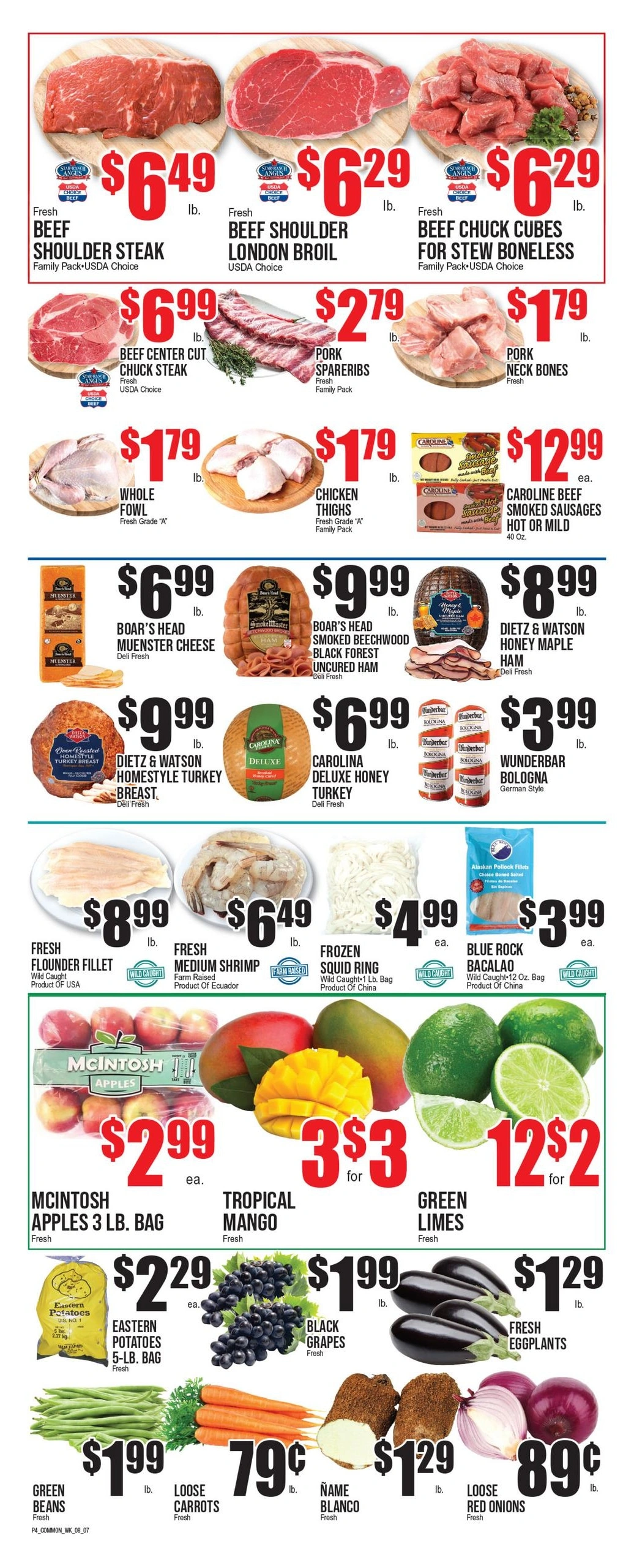 Extra Supermarket flyer page 4