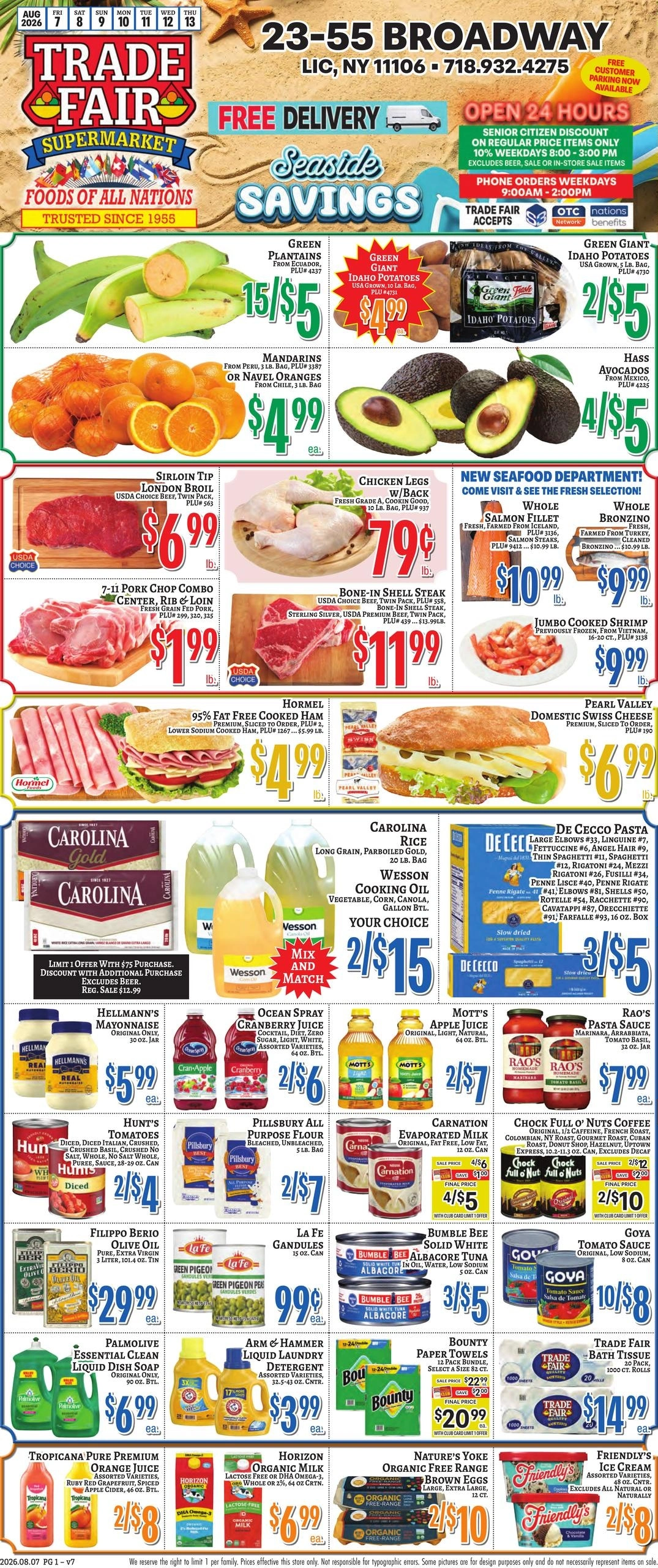Trade Fair Supermarket flyer page 1