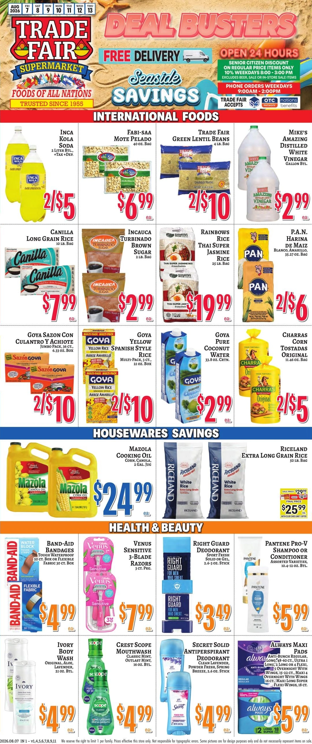 Trade Fair Supermarket flyer page 2