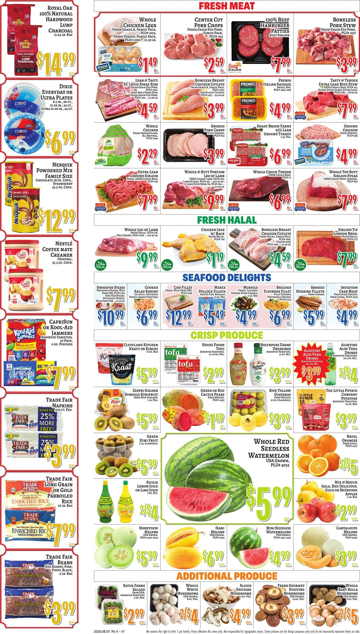 Trade Fair Supermarket flyer page 6