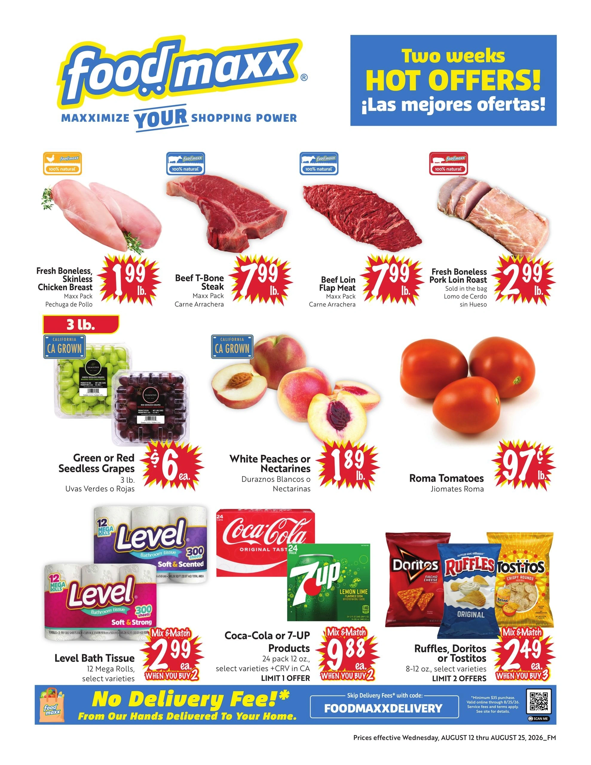 FoodMaxx flyer page 1