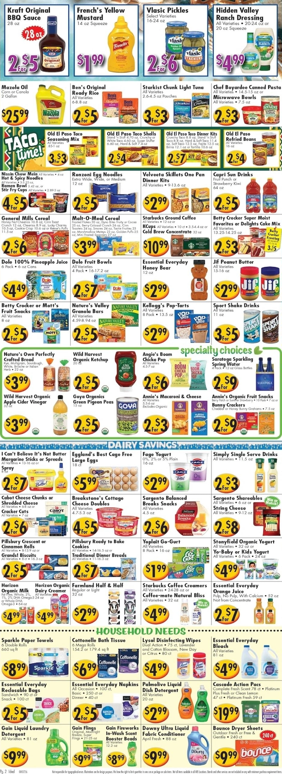 Putnam Lake Market flyer page 2
