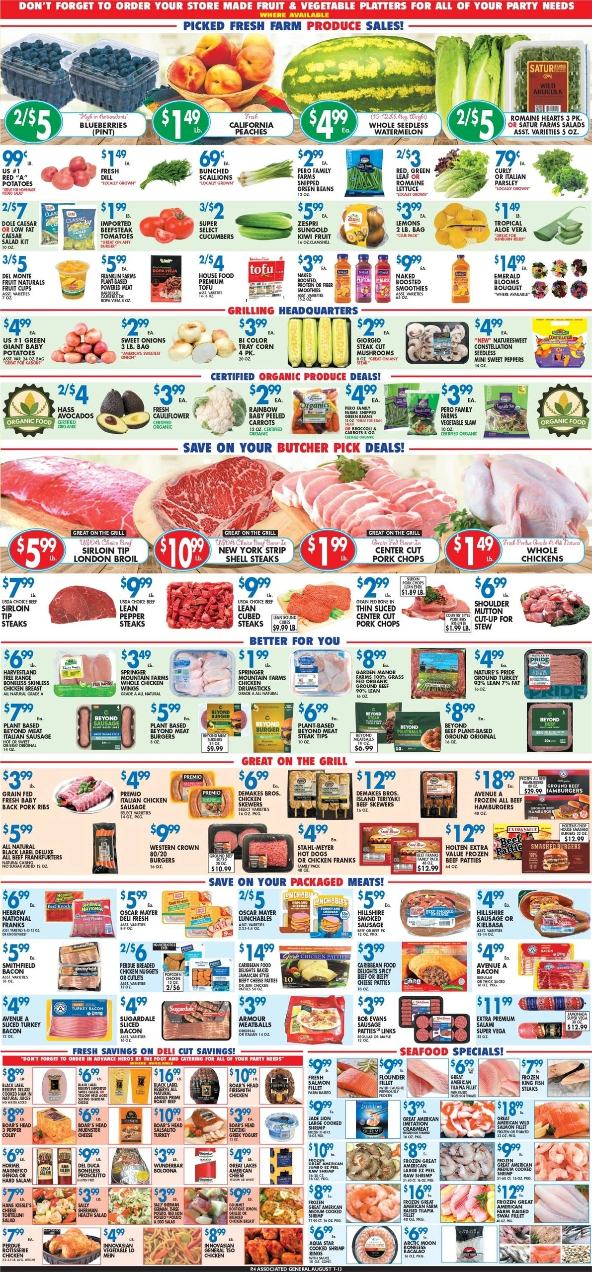 Associated Supermarkets flyer page 4
