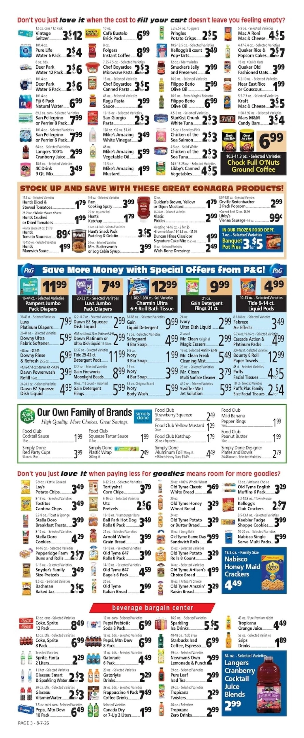 Foley's Family Market IGA flyer page 3