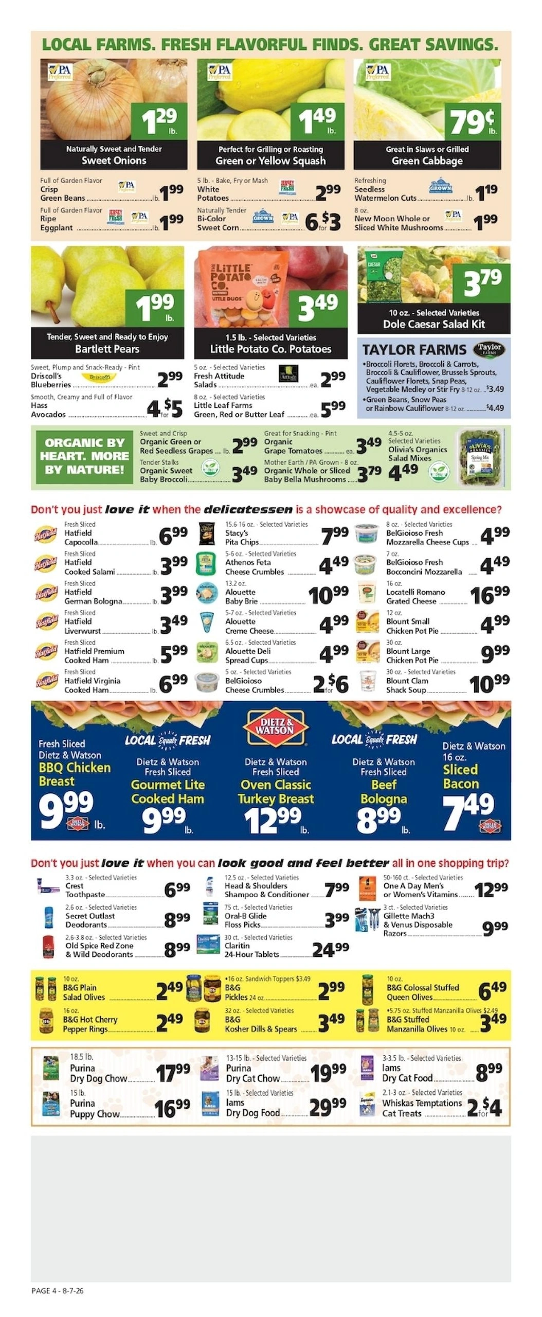 Foley's Family Market IGA flyer page 4