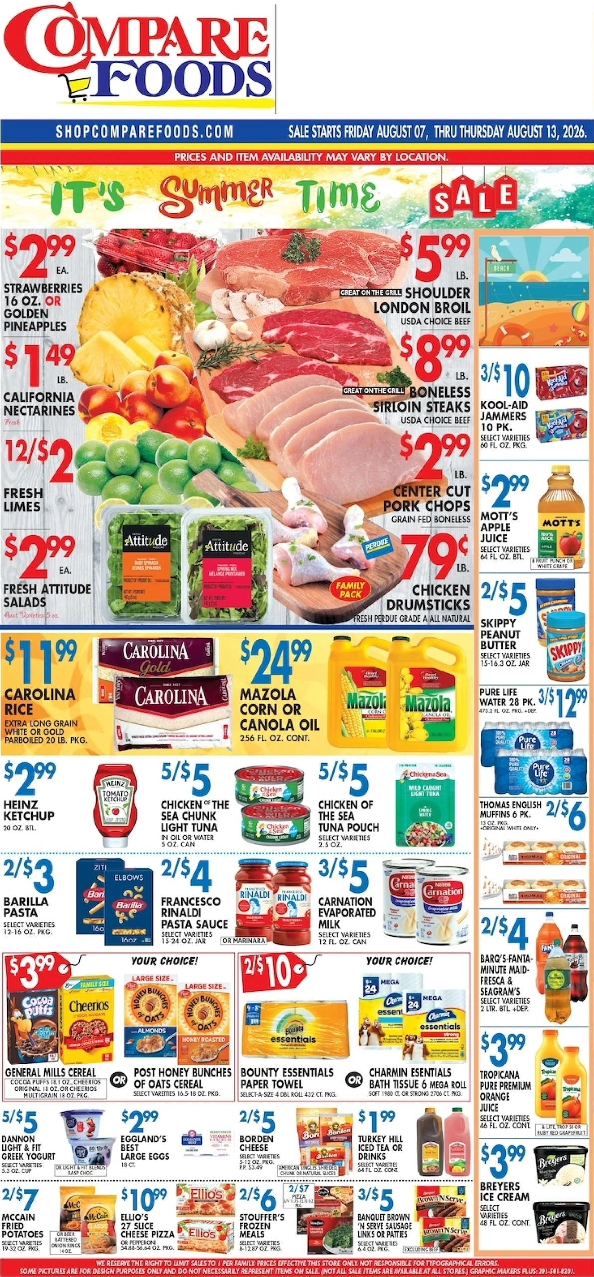 Shop Compare Foods flyer page 1