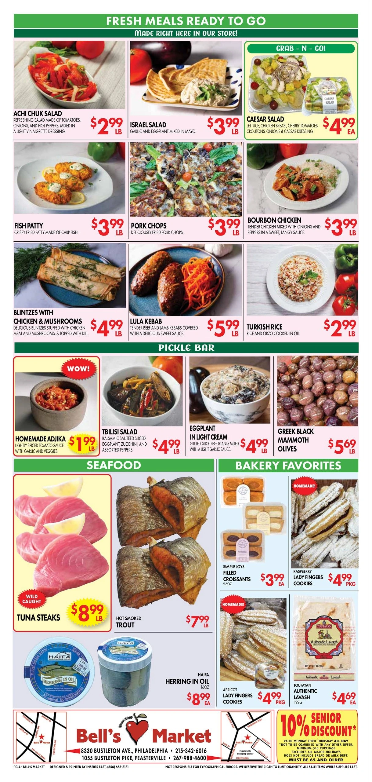 Bell's Market flyer page 4