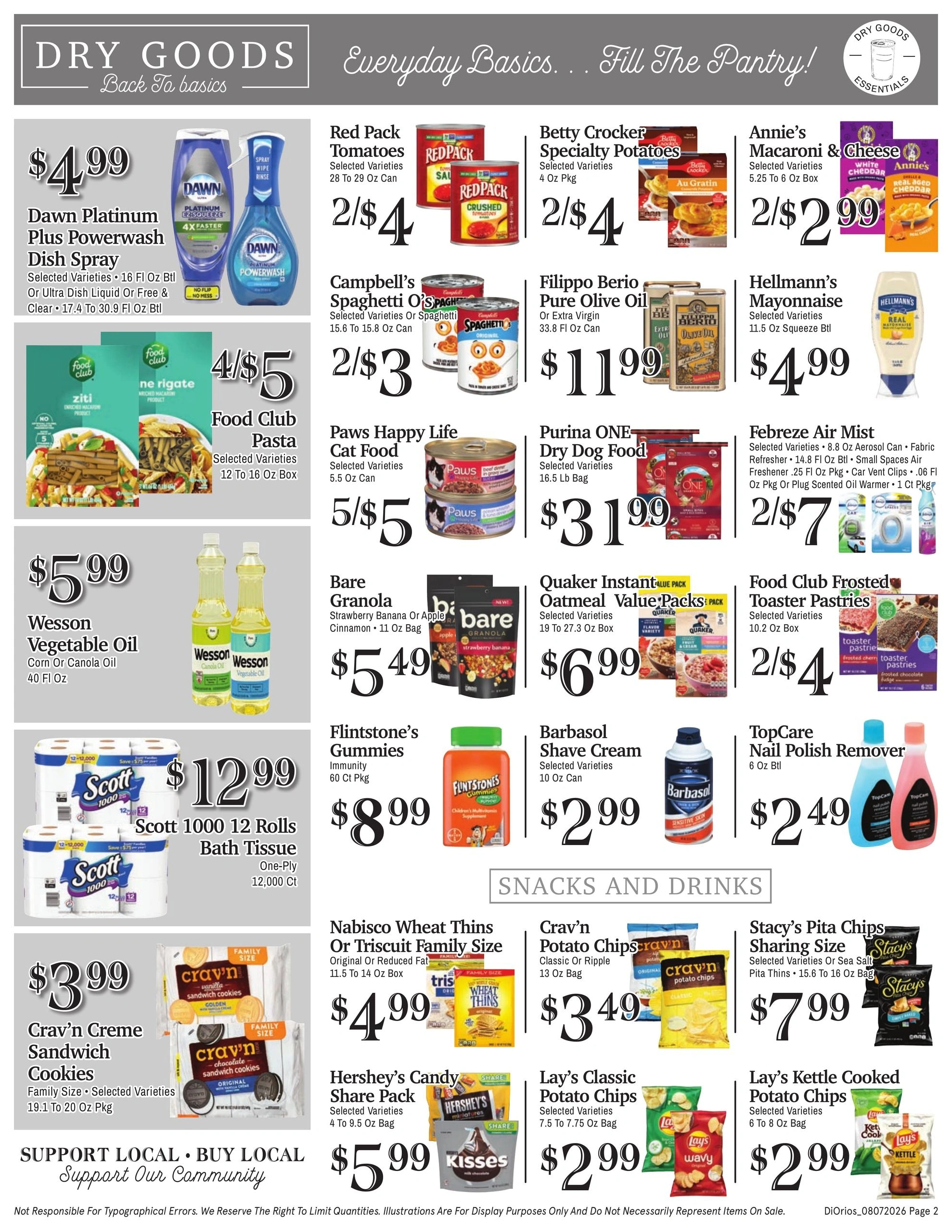 DiOrio's Supermarket flyer page 2