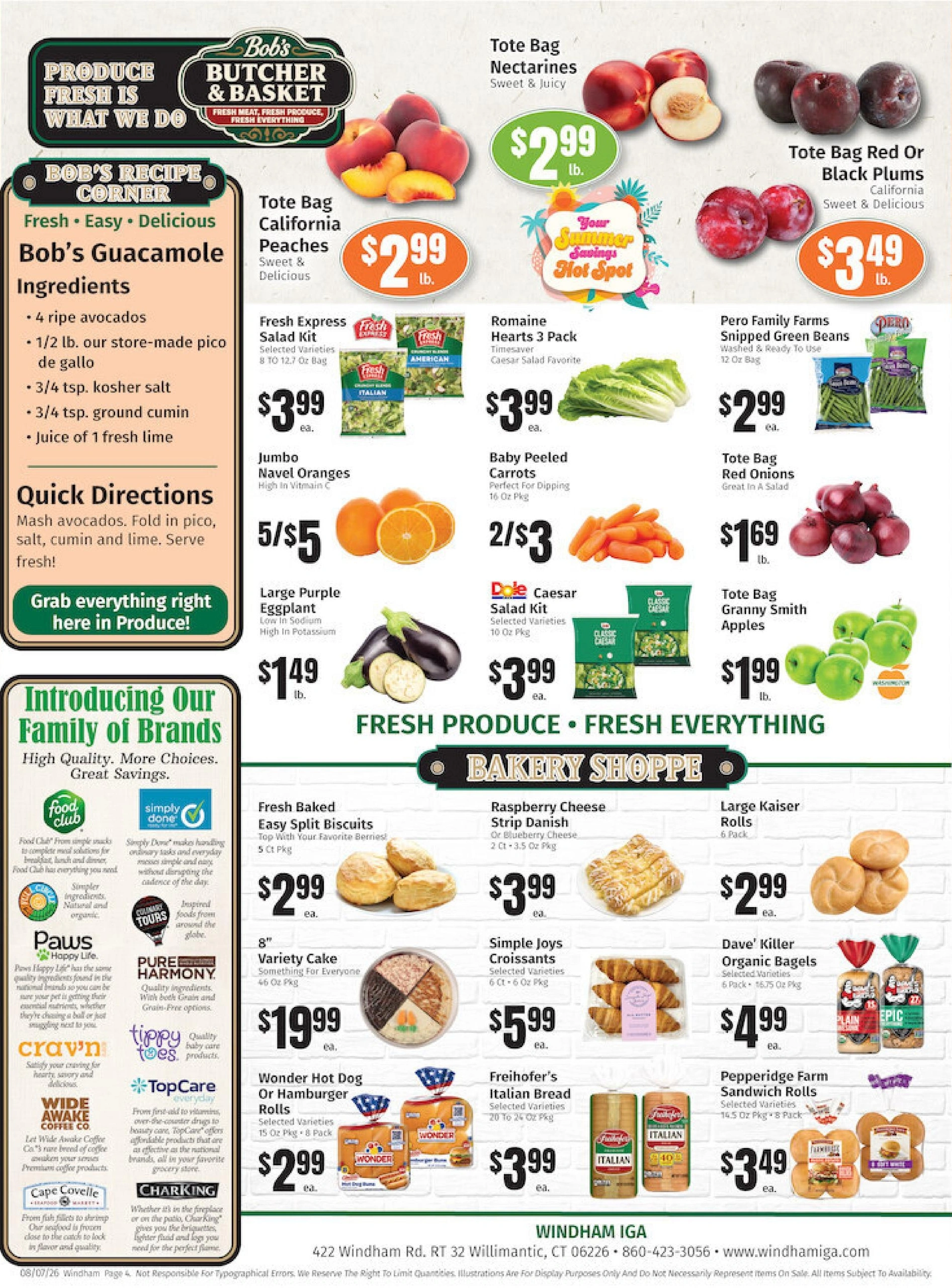 Windham IGA flyer page 3