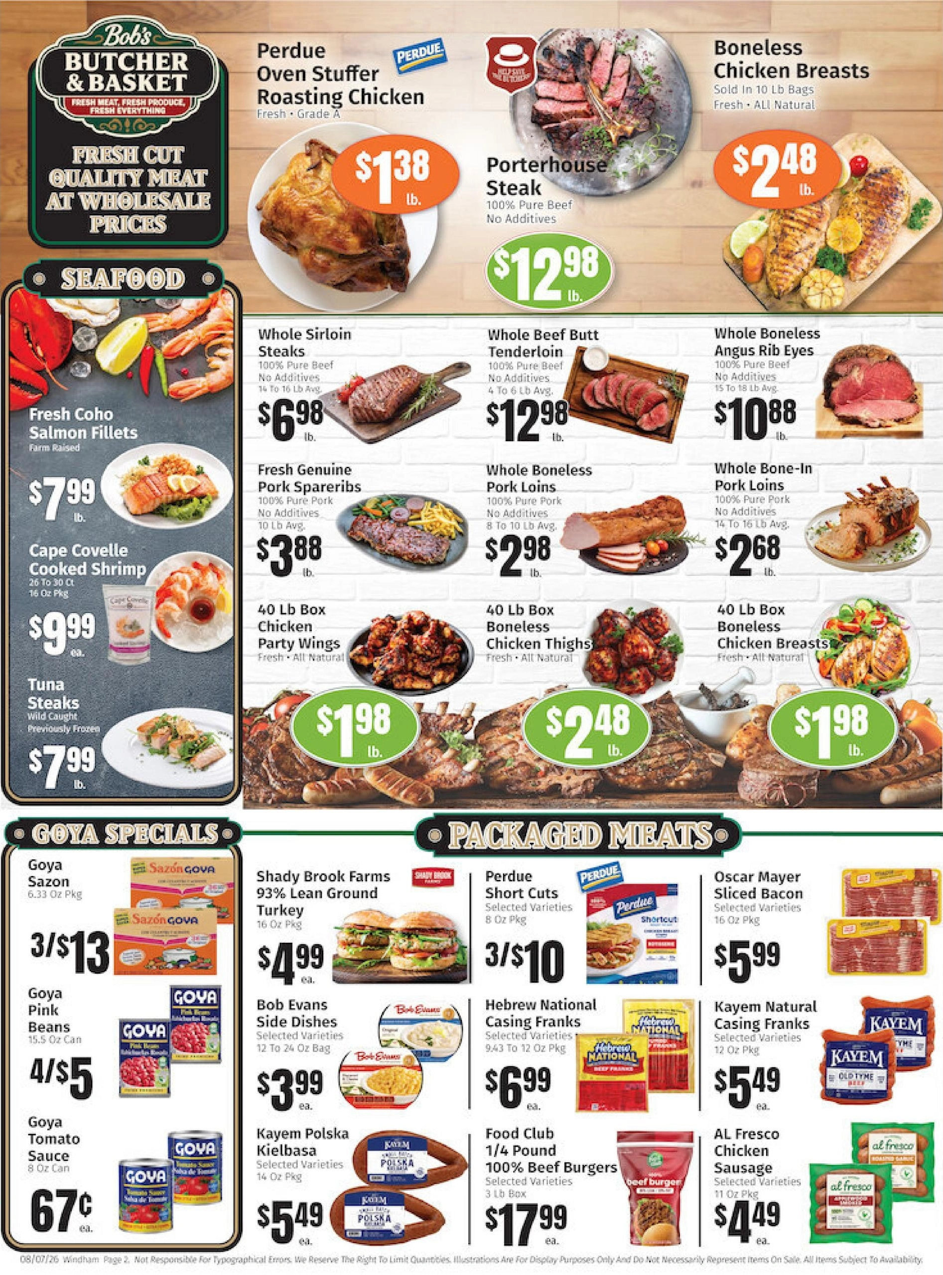 Windham IGA flyer page 4