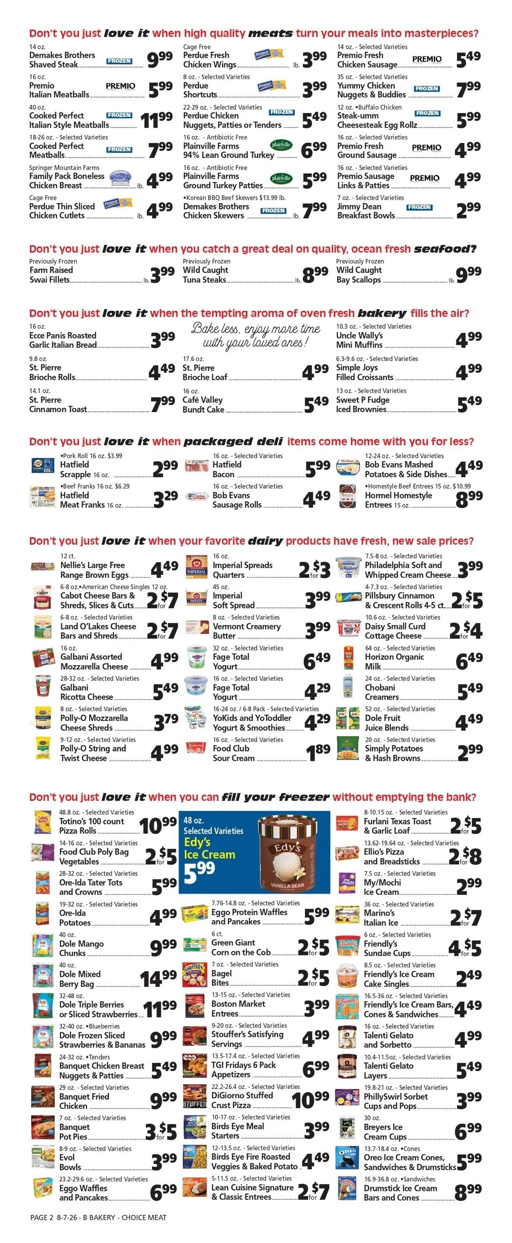 DeKalb Supermarket IGA flyer page 2
