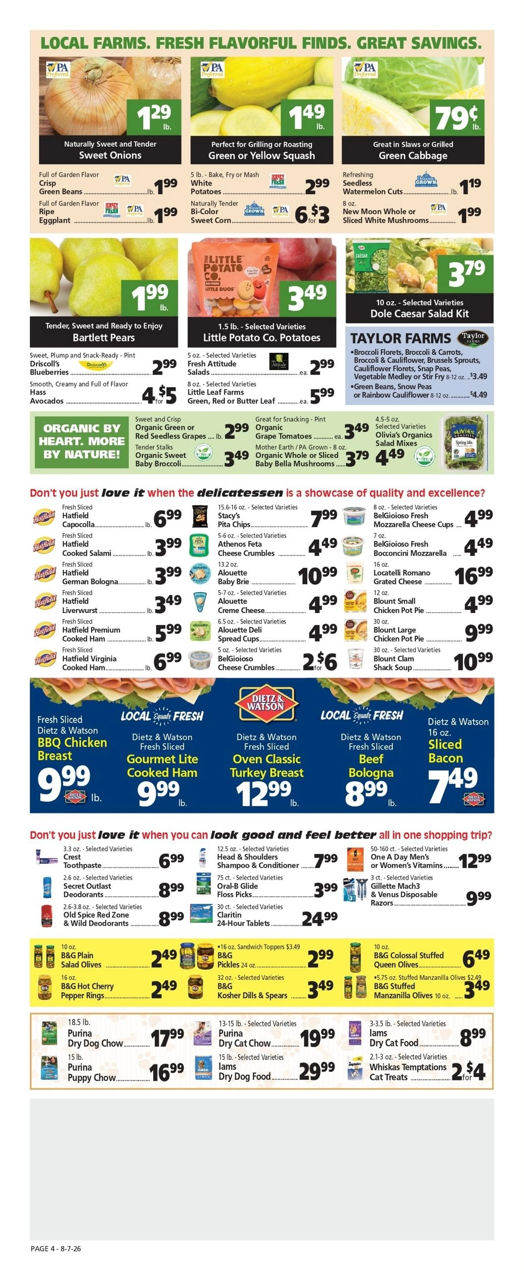 DeKalb Supermarket IGA flyer page 4