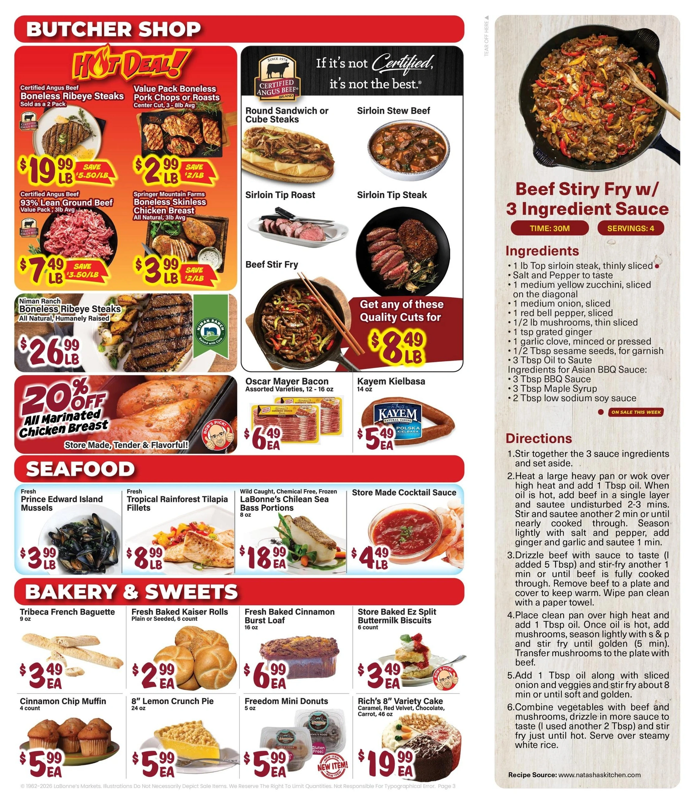 Oliver's Supermarket flyer page 3
