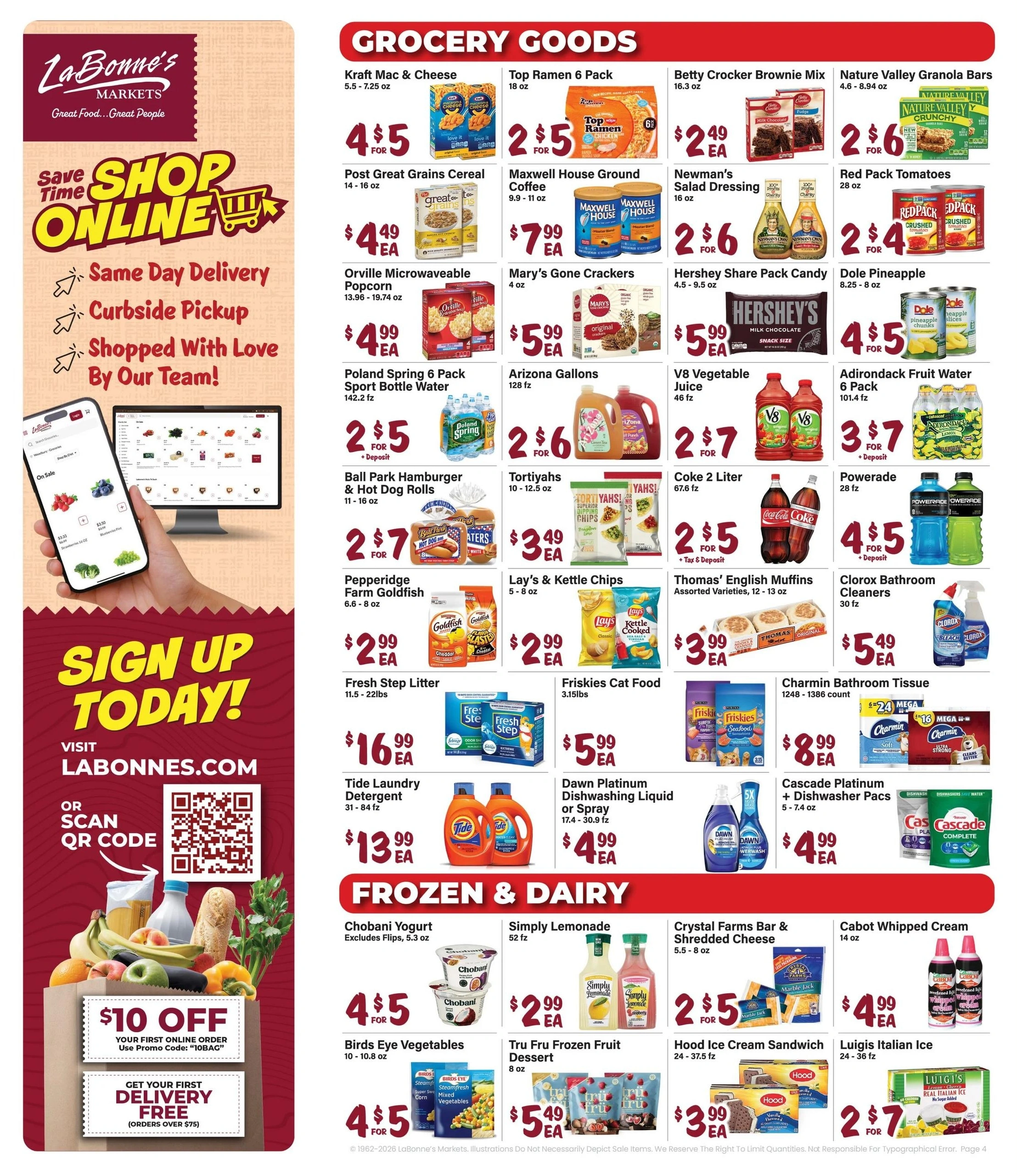 Oliver's Supermarket flyer page 4