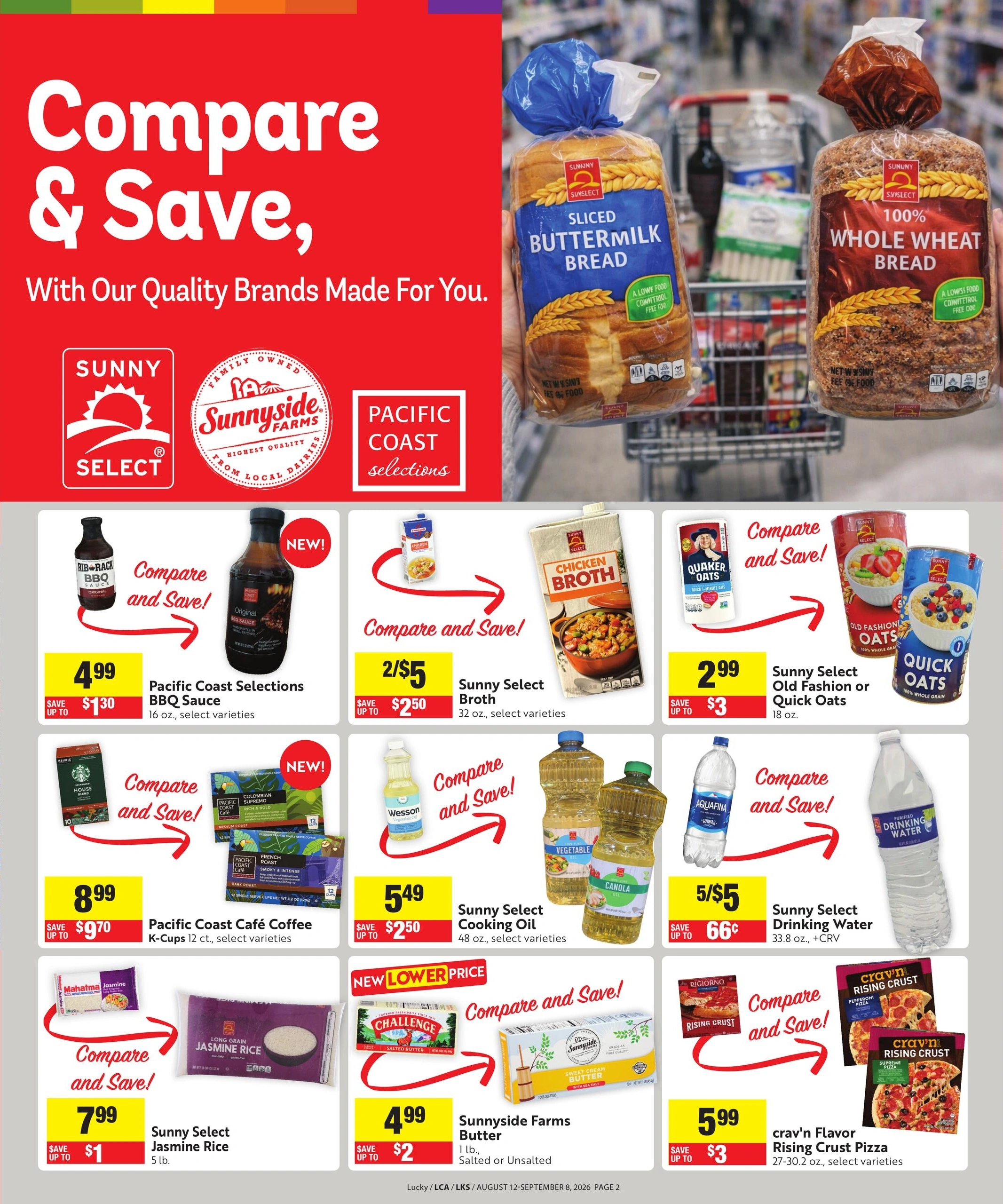 Lucky Supermarkets flyer page 2