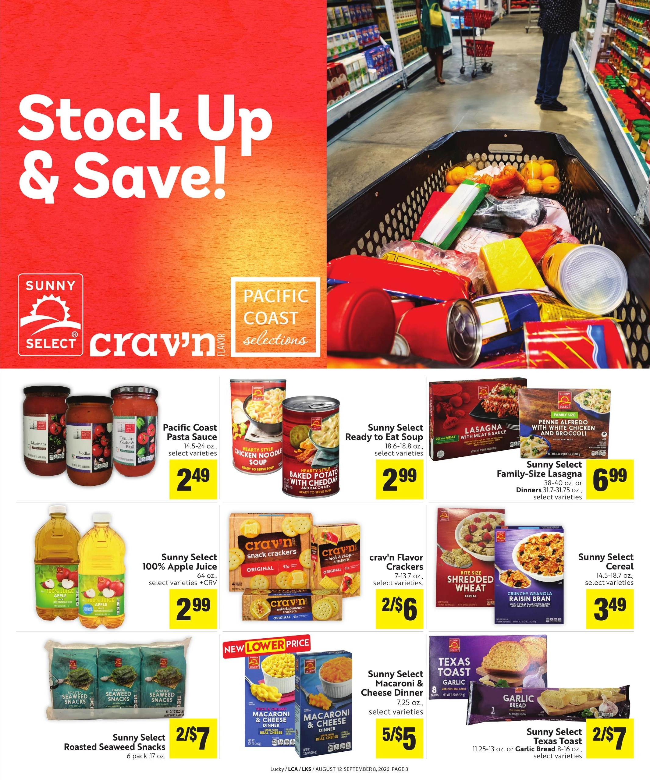 Lucky Supermarkets flyer page 3
