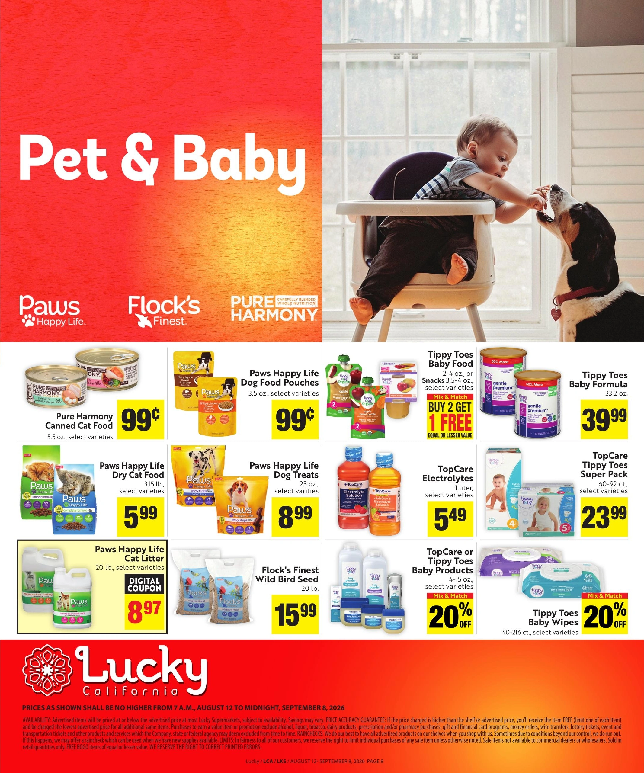 Lucky Supermarkets flyer page 8