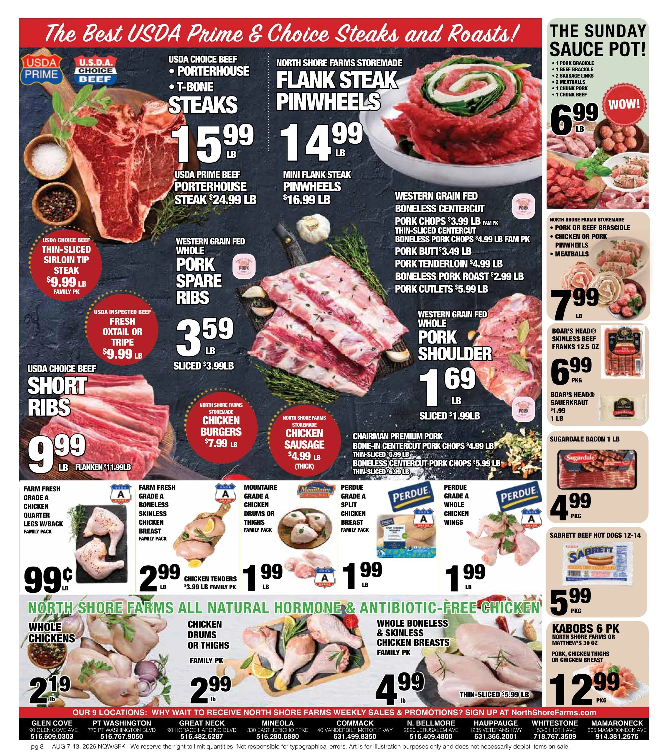 North Shore Farms flyer page 8