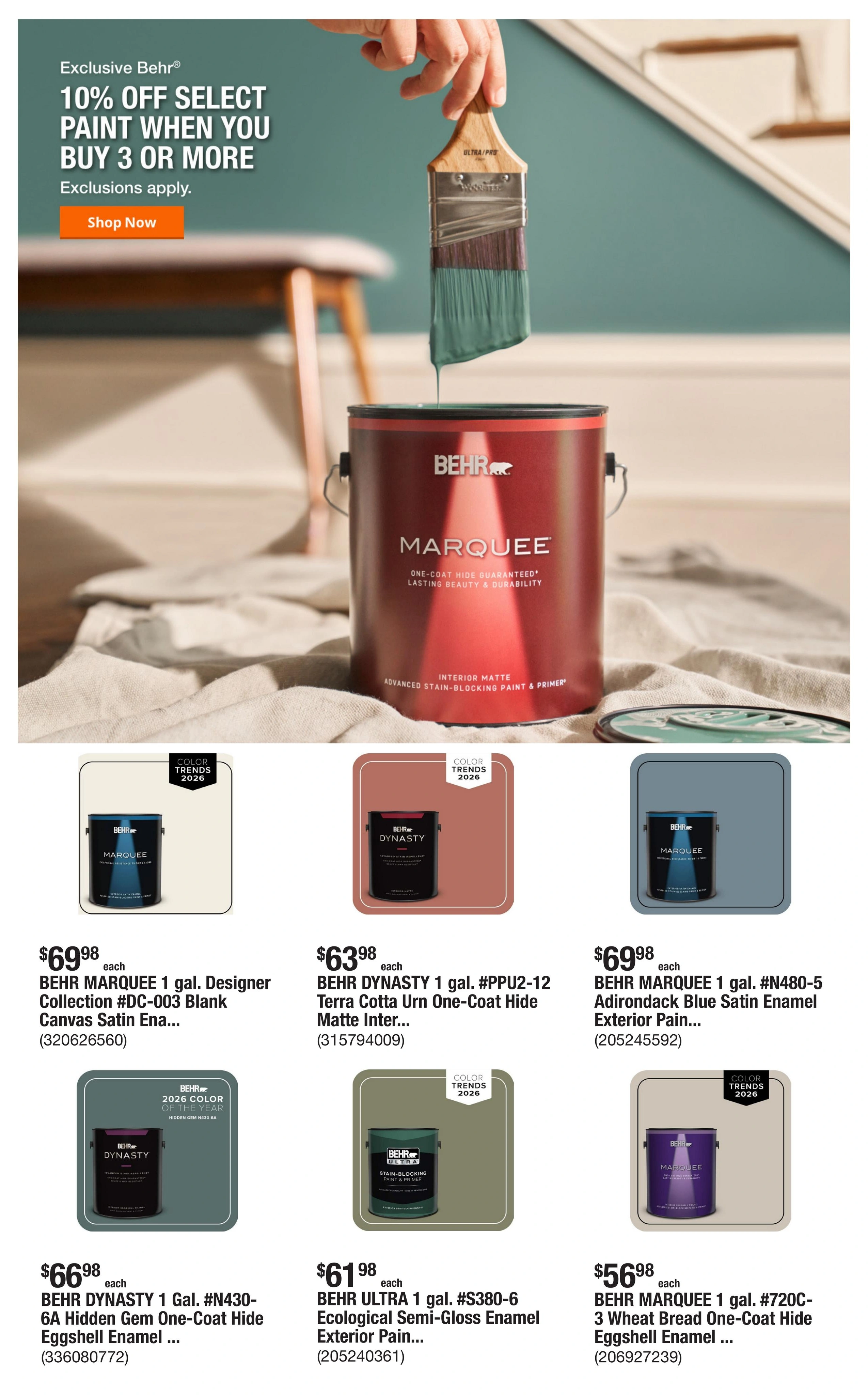 Home Depot flyer page 2