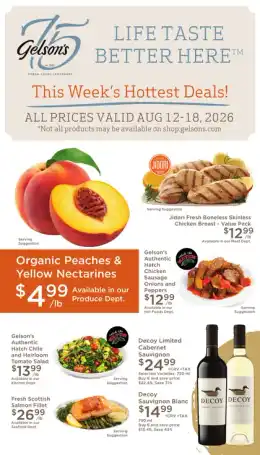 Gelson's Market Flyer