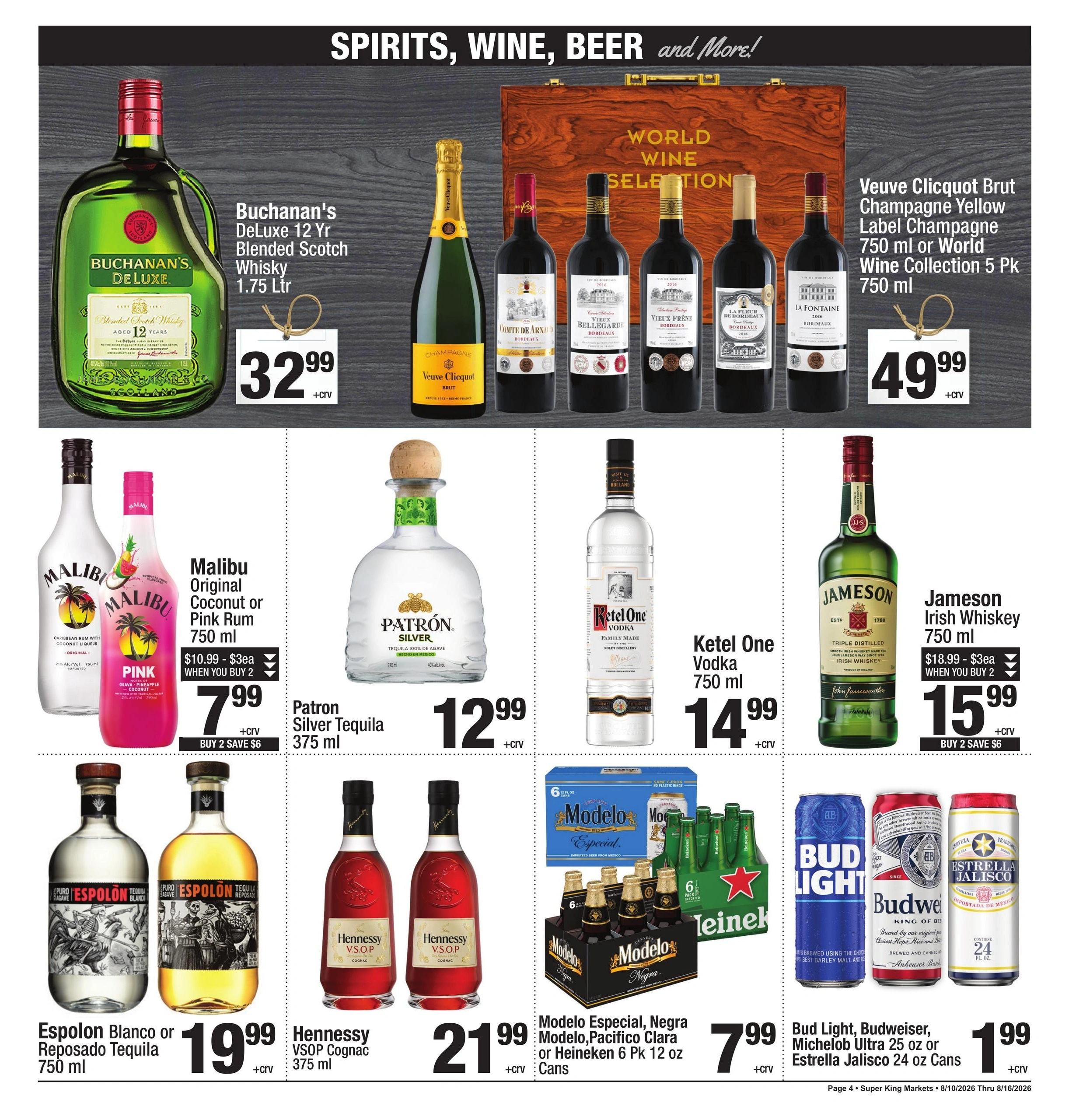 Super King Markets flyer page 4