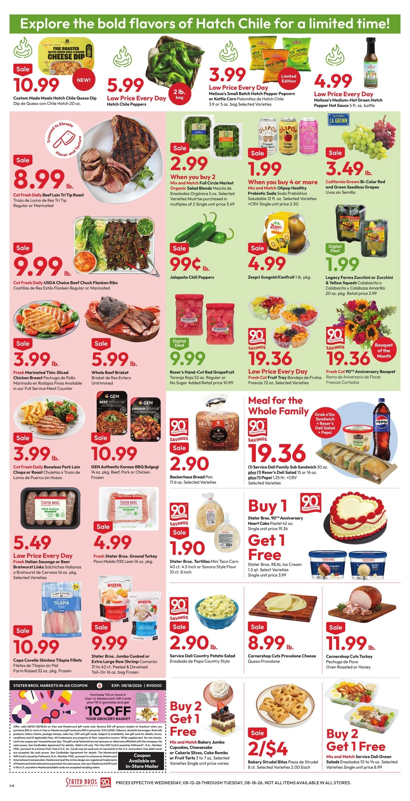 Stater Bros. Markets flyer page 5