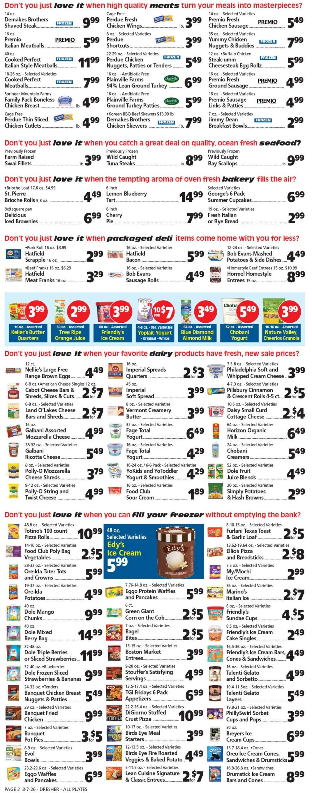 George's Market flyer page 2