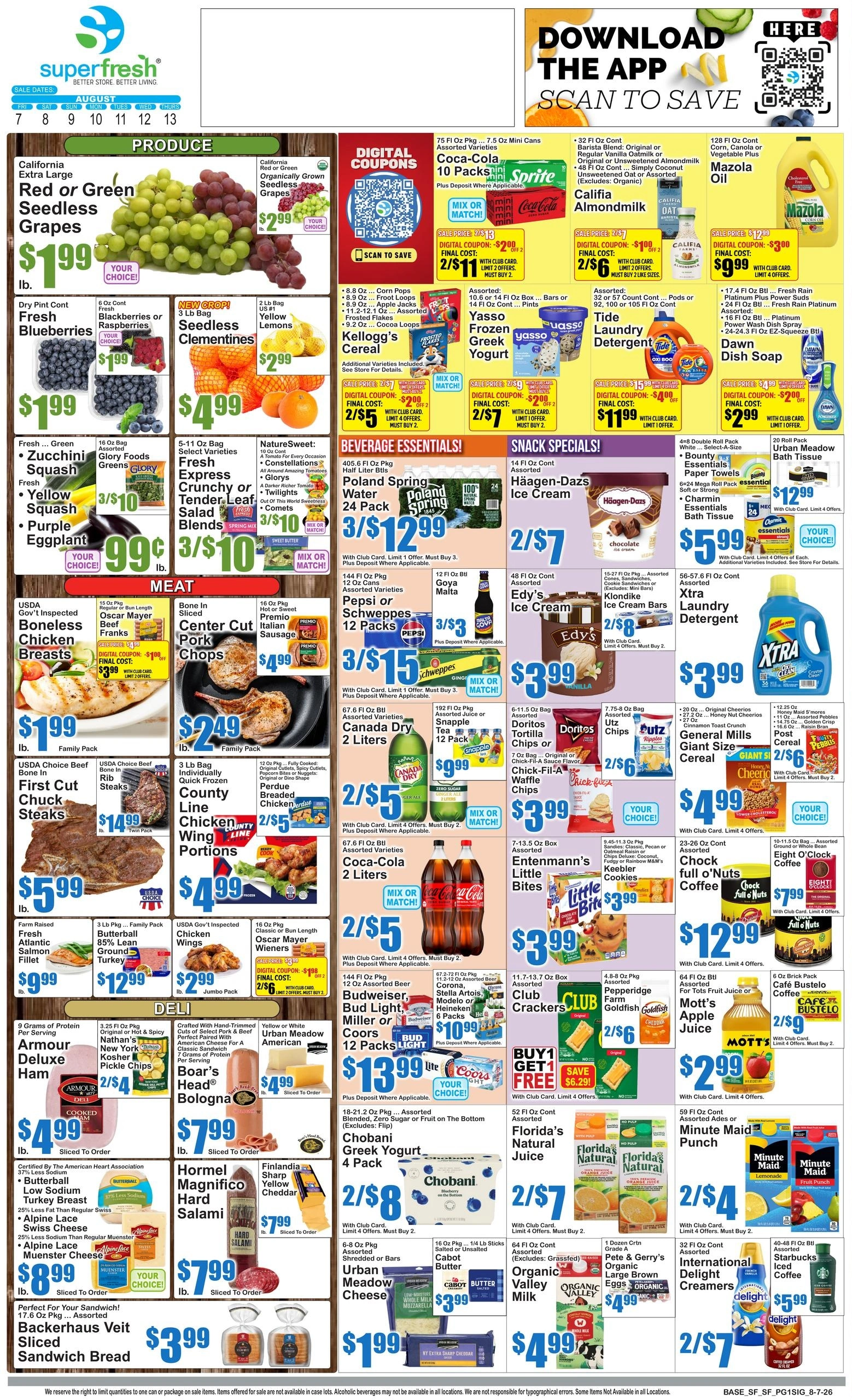 SuperFresh flyer page 1