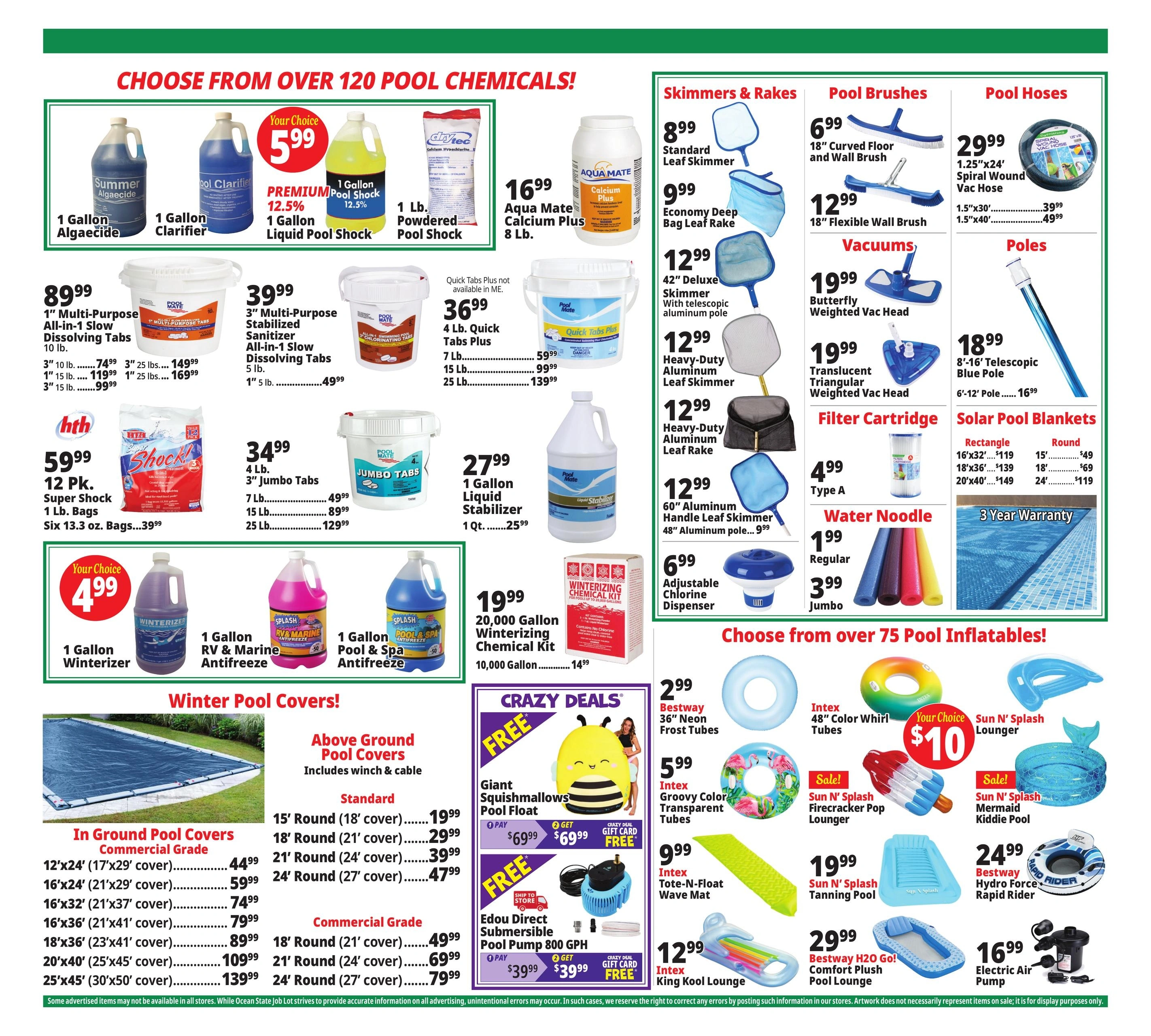 Ocean State Job Lot flyer page 3