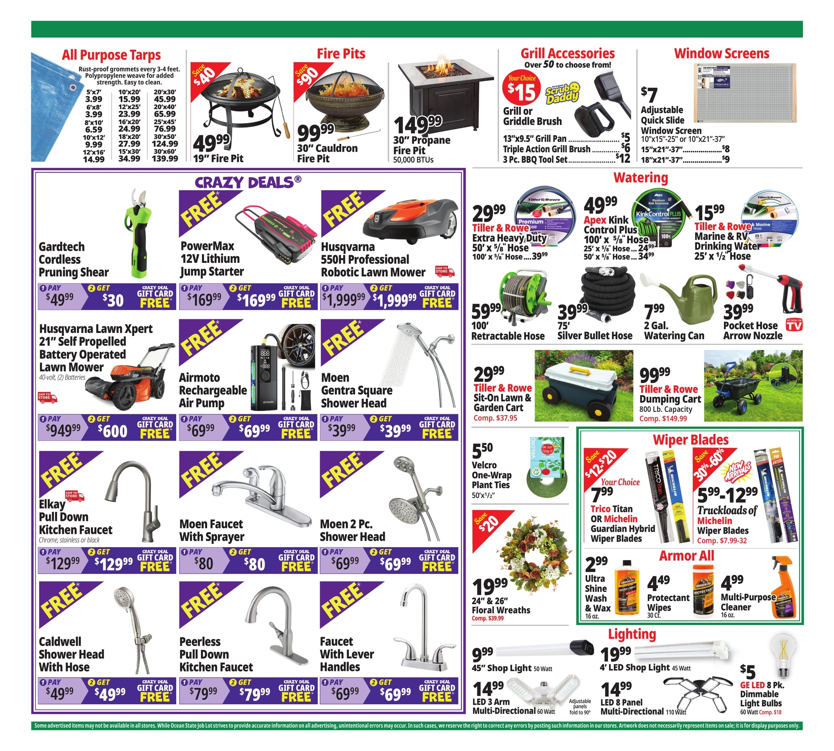 Ocean State Job Lot flyer page 8