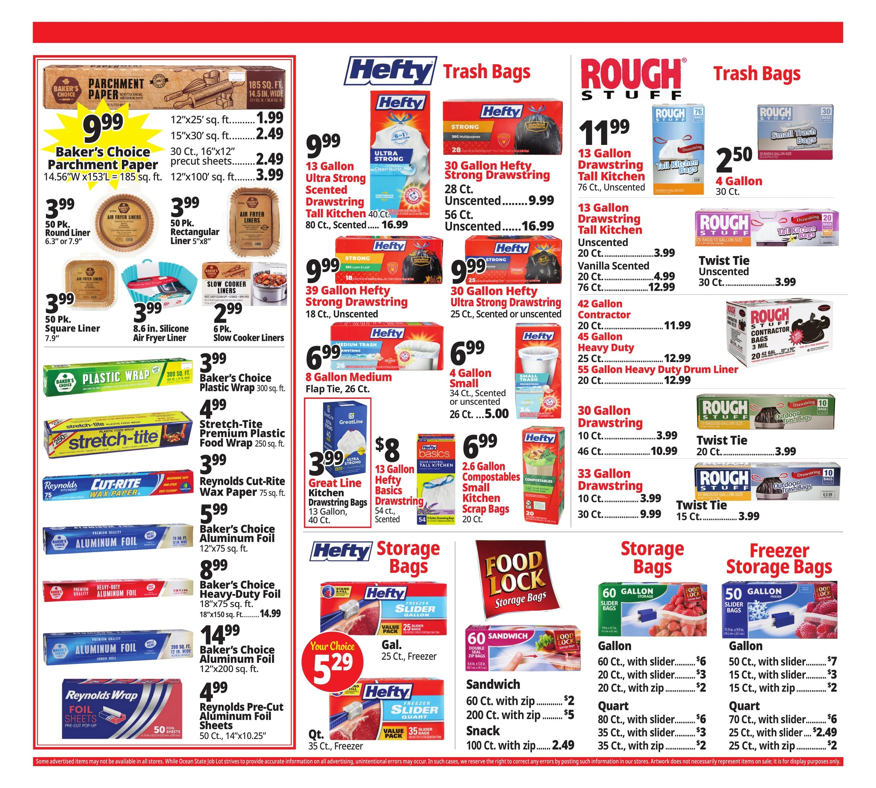Ocean State Job Lot flyer page 21