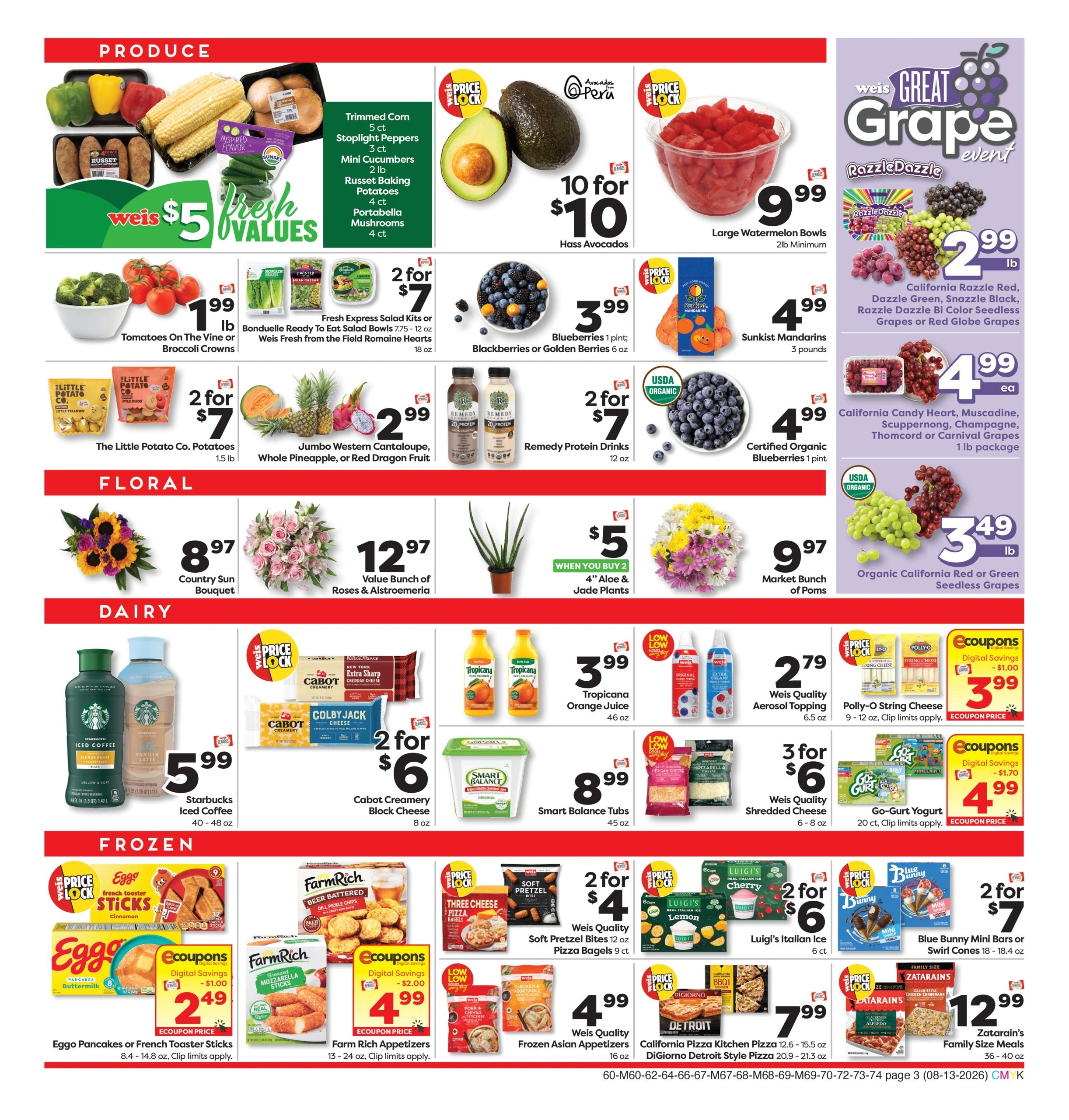 Weis Markets flyer page 6
