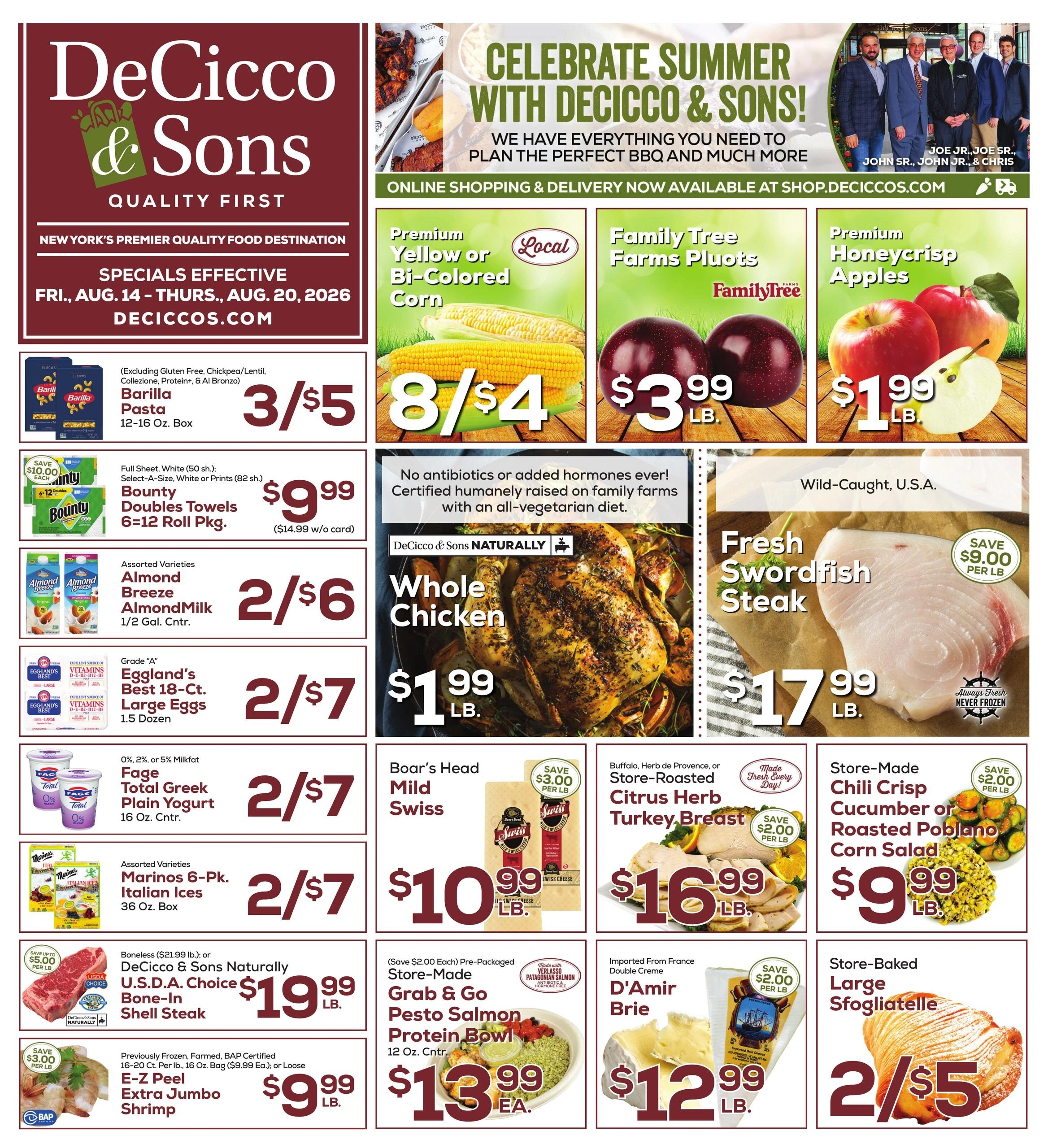 DeCicco & Sons flyer page 1