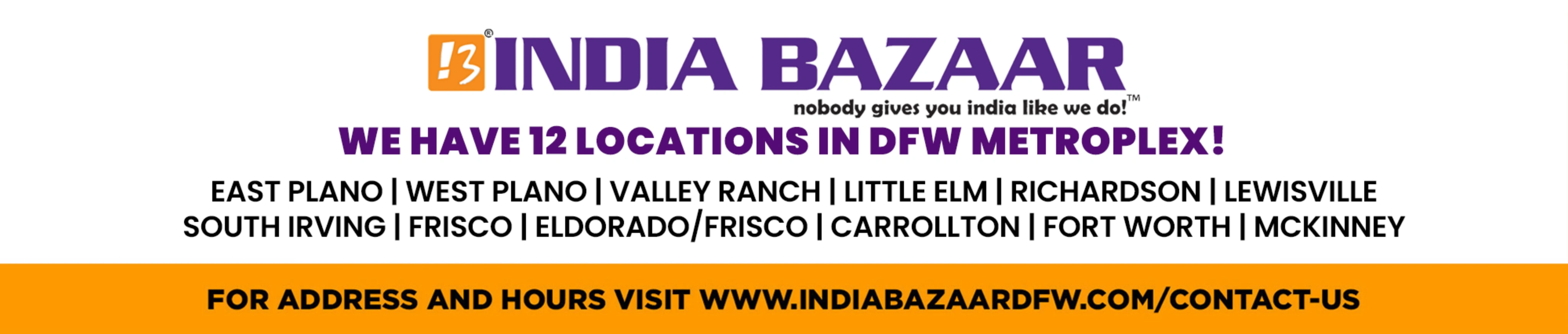 India Bazaar flyer page 1