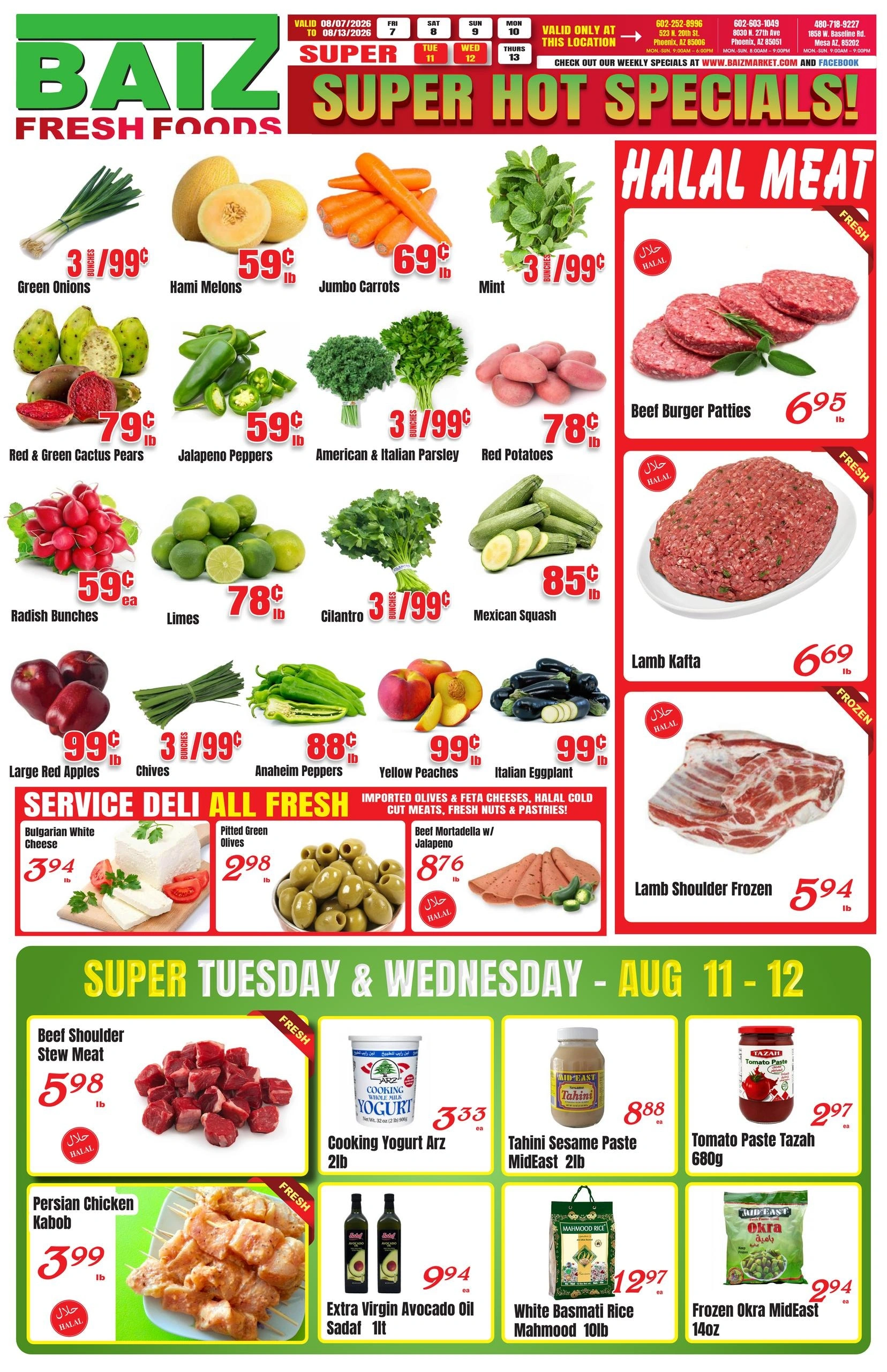 Baiz Market flyer page 1