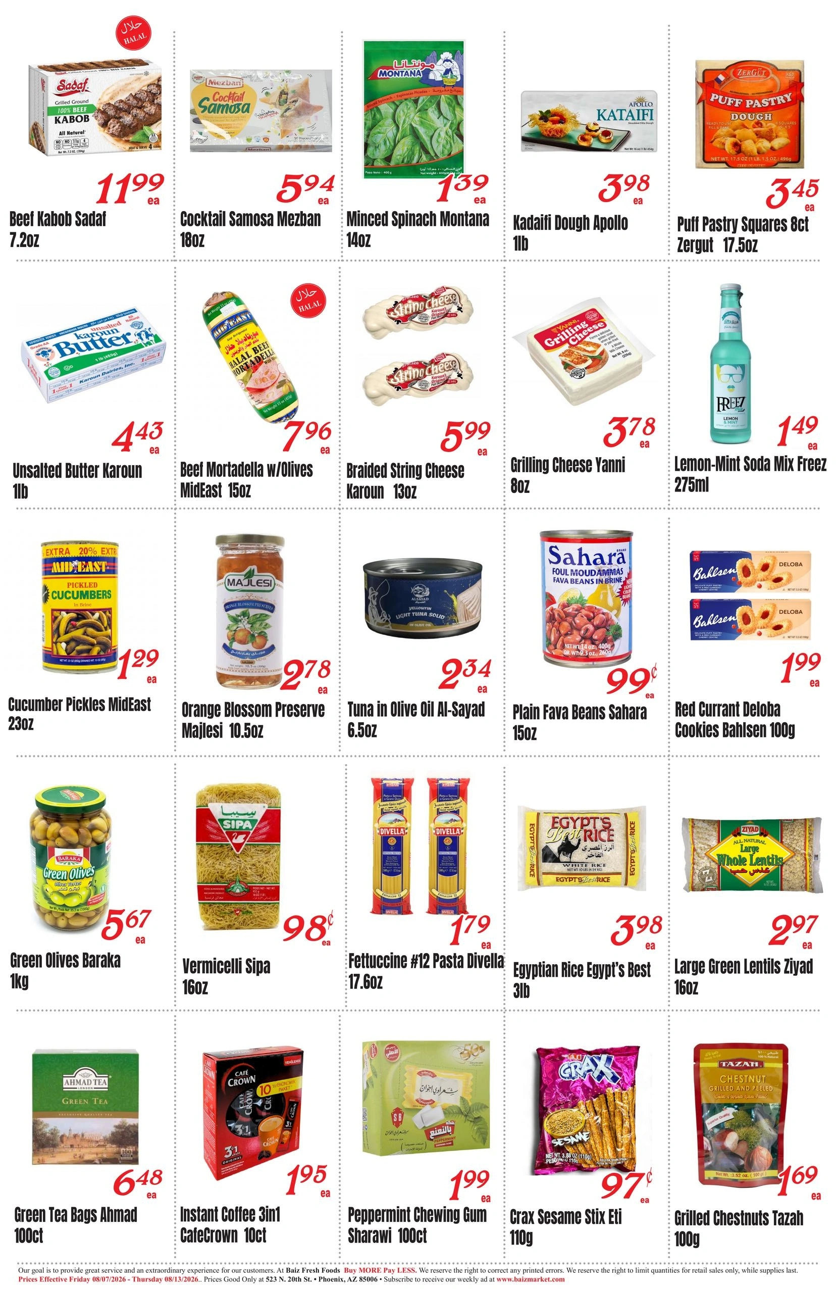 Baiz Market flyer page 2
