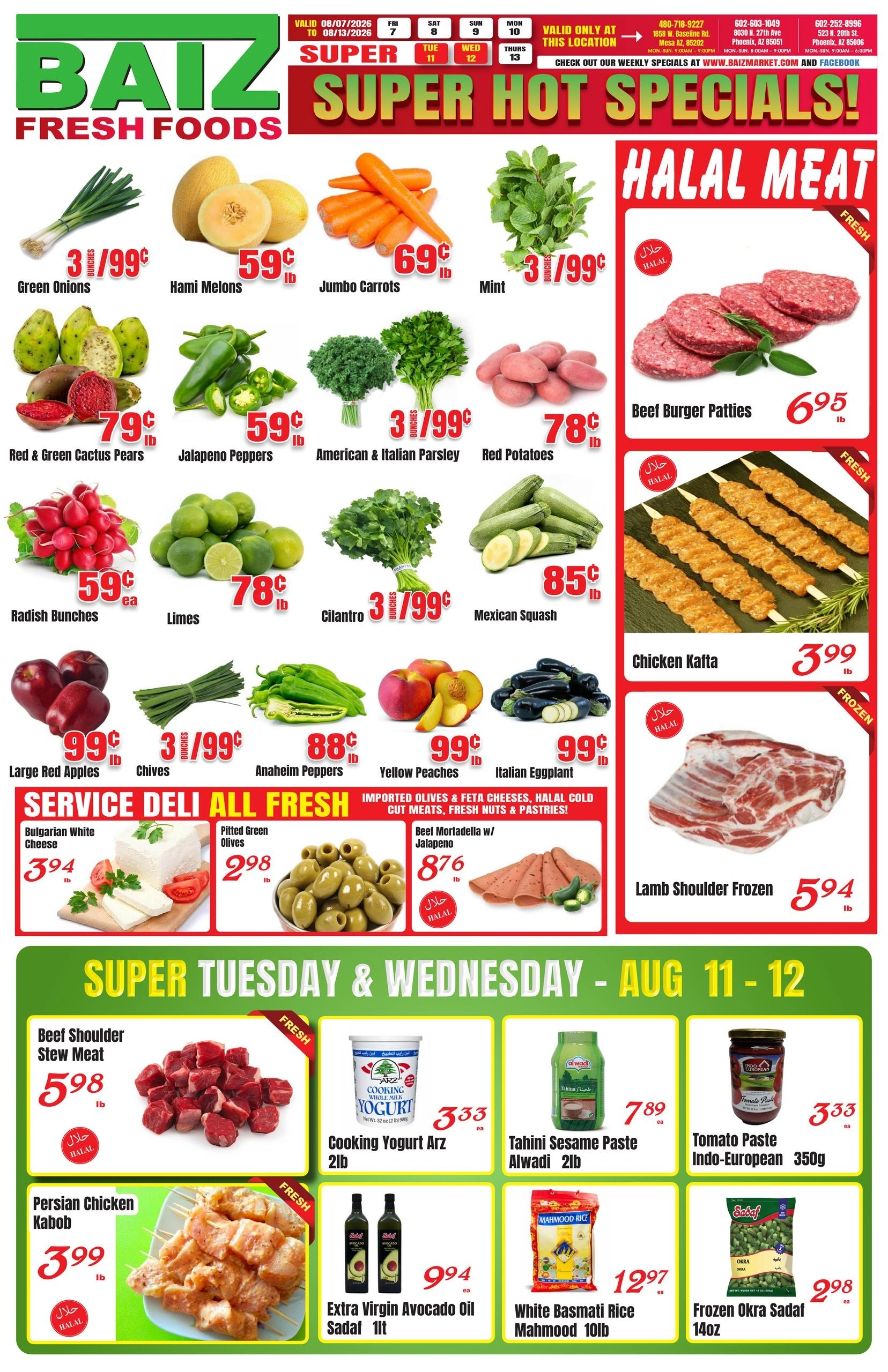 Baiz Market flyer page 1