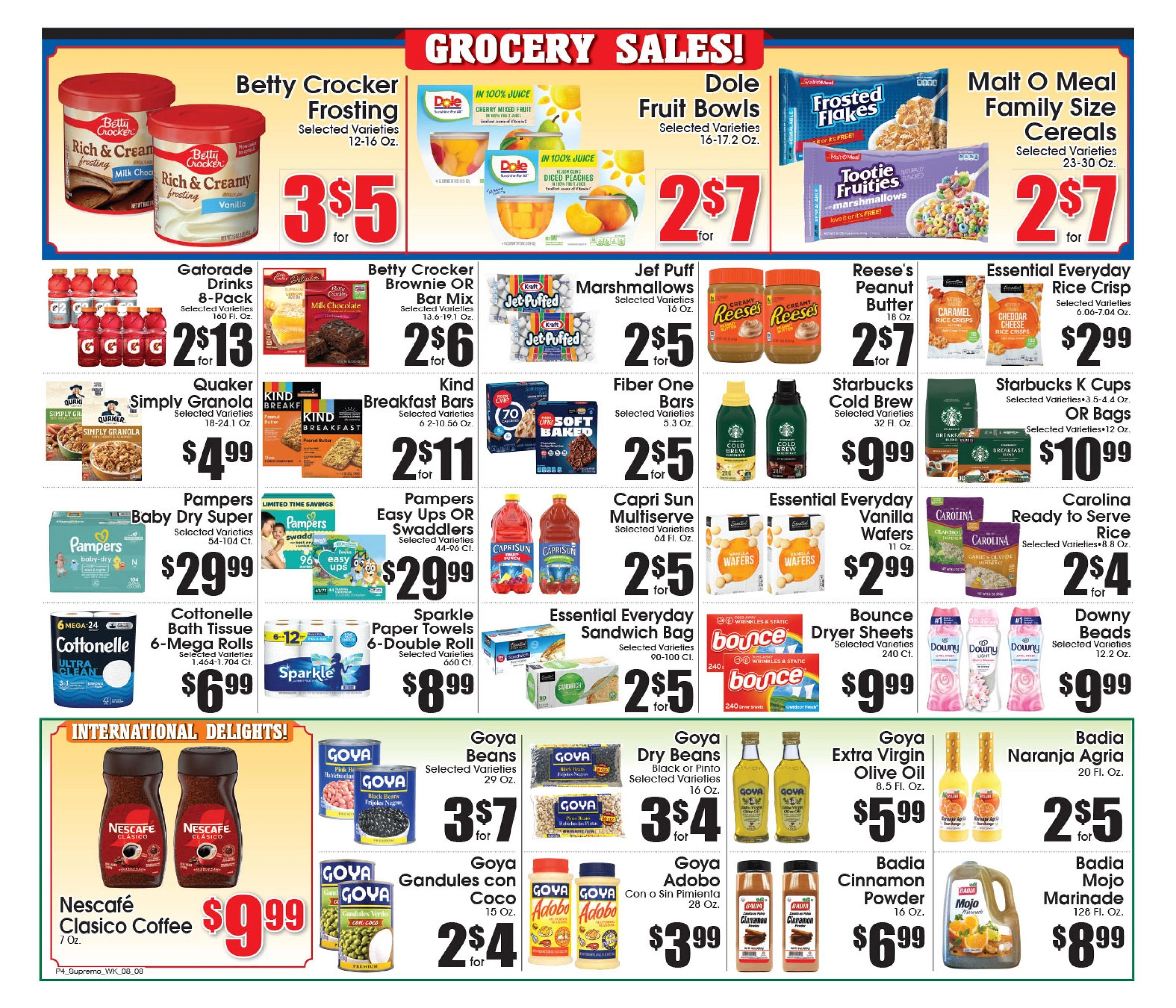 Supremo Foods Inc flyer page 4