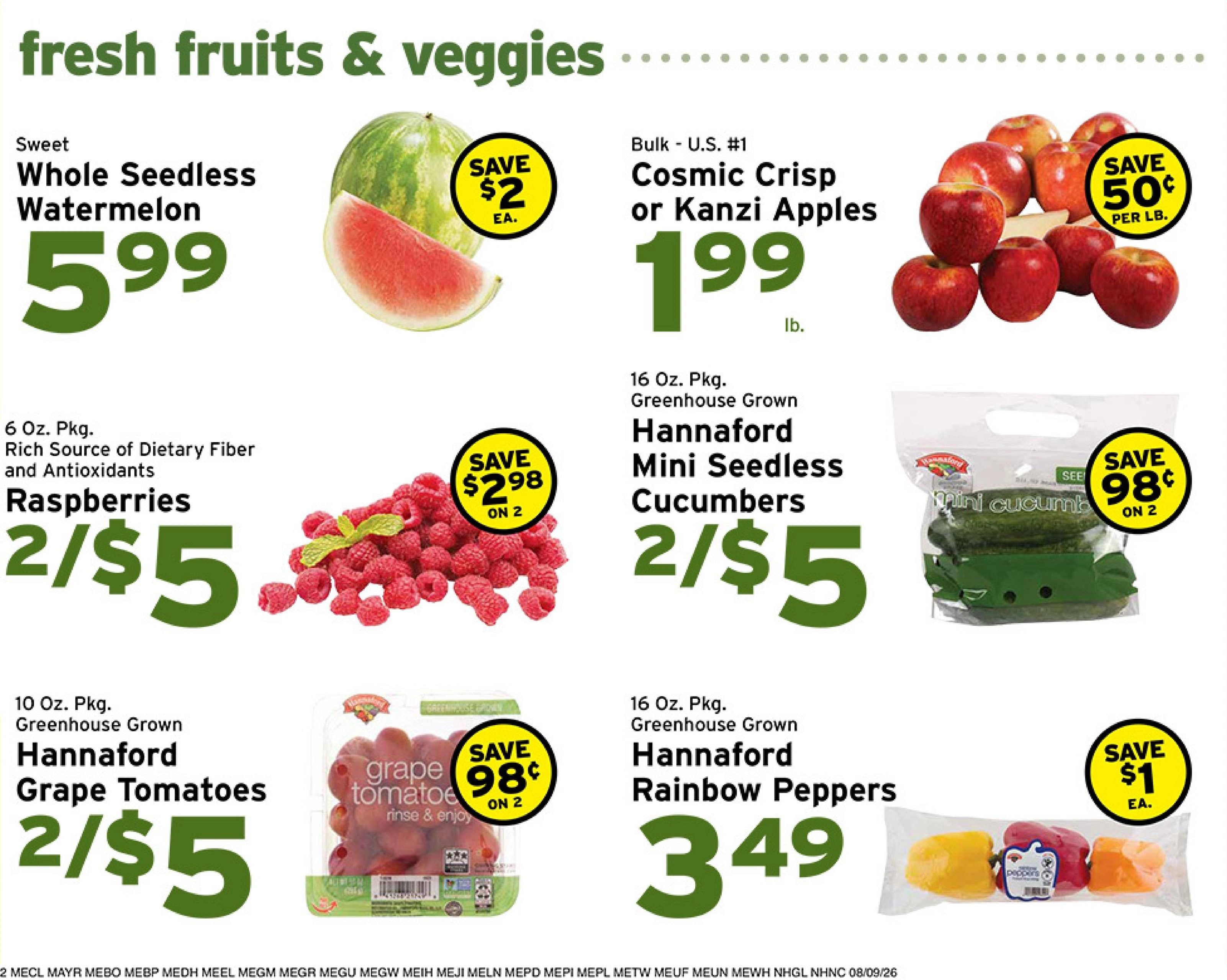 Danforth's Supermarket flyer page 2