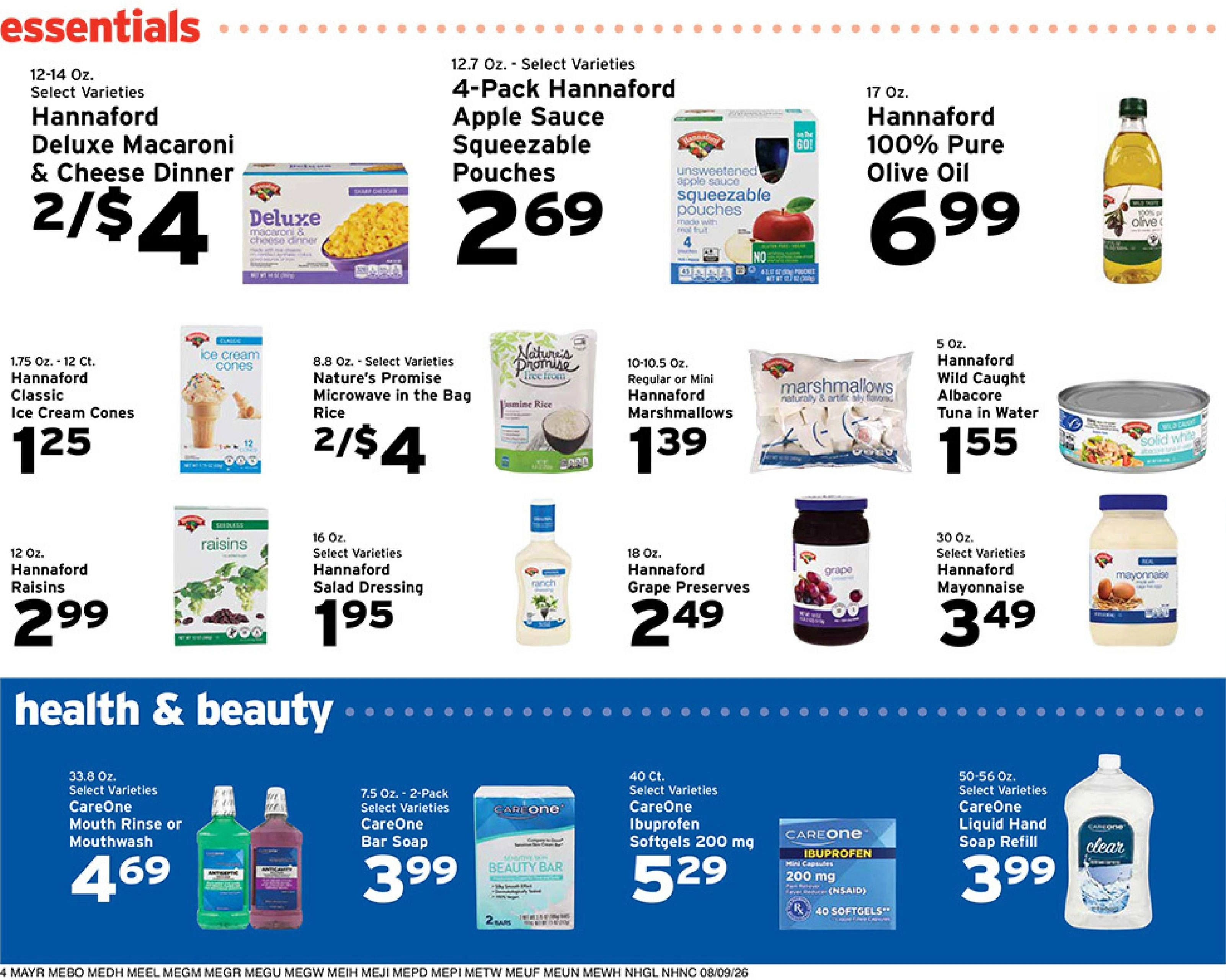 Danforth's Supermarket flyer page 4
